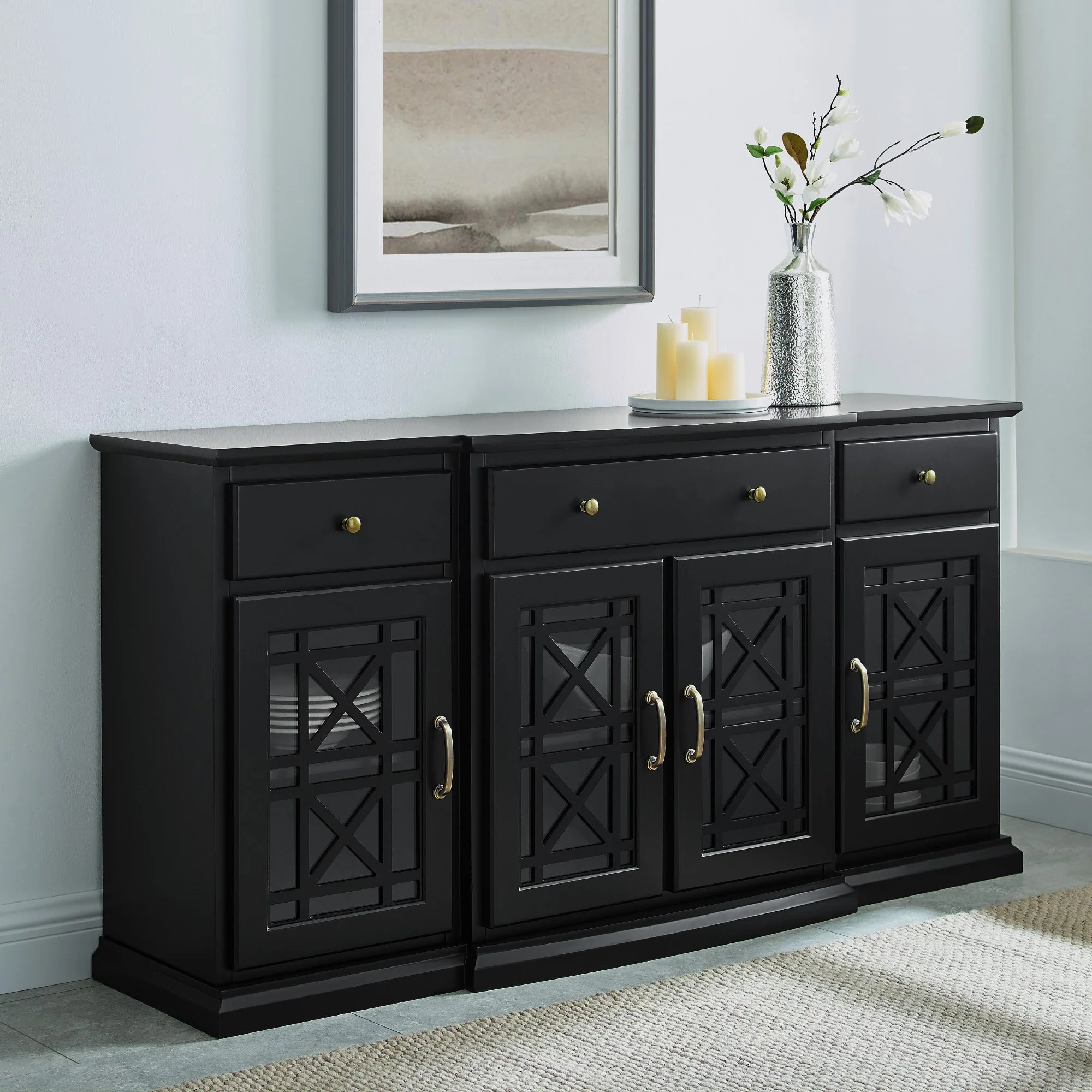 Landon Fretwork Buffet Sideboard & TV Stand - Image 8