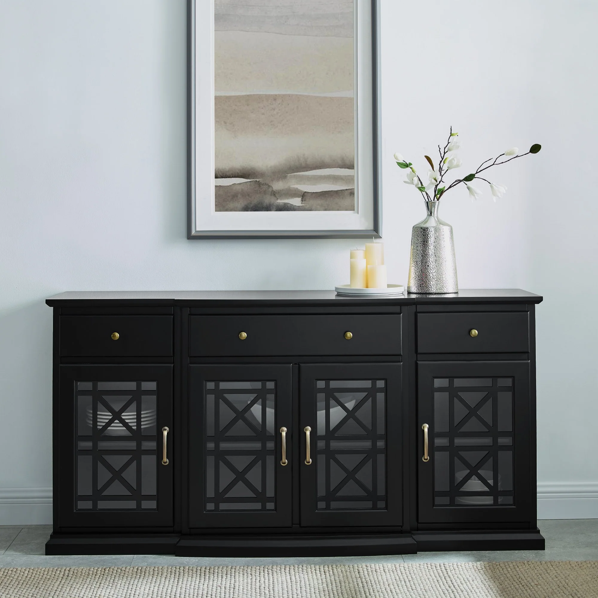 Landon Fretwork Buffet Sideboard & TV Stand - Image 9