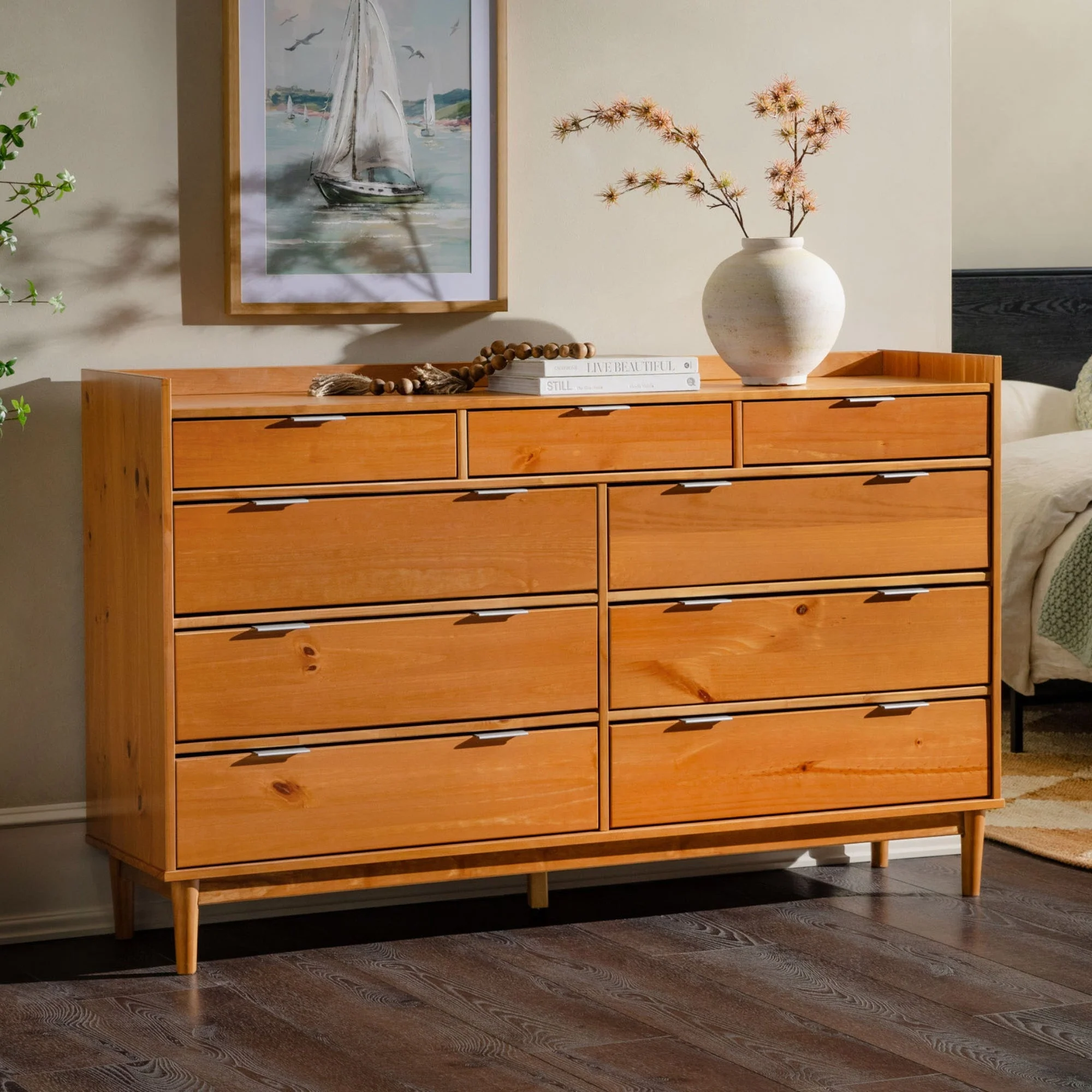 Lee Mid-Century Modern Wood Dresser - Image 20