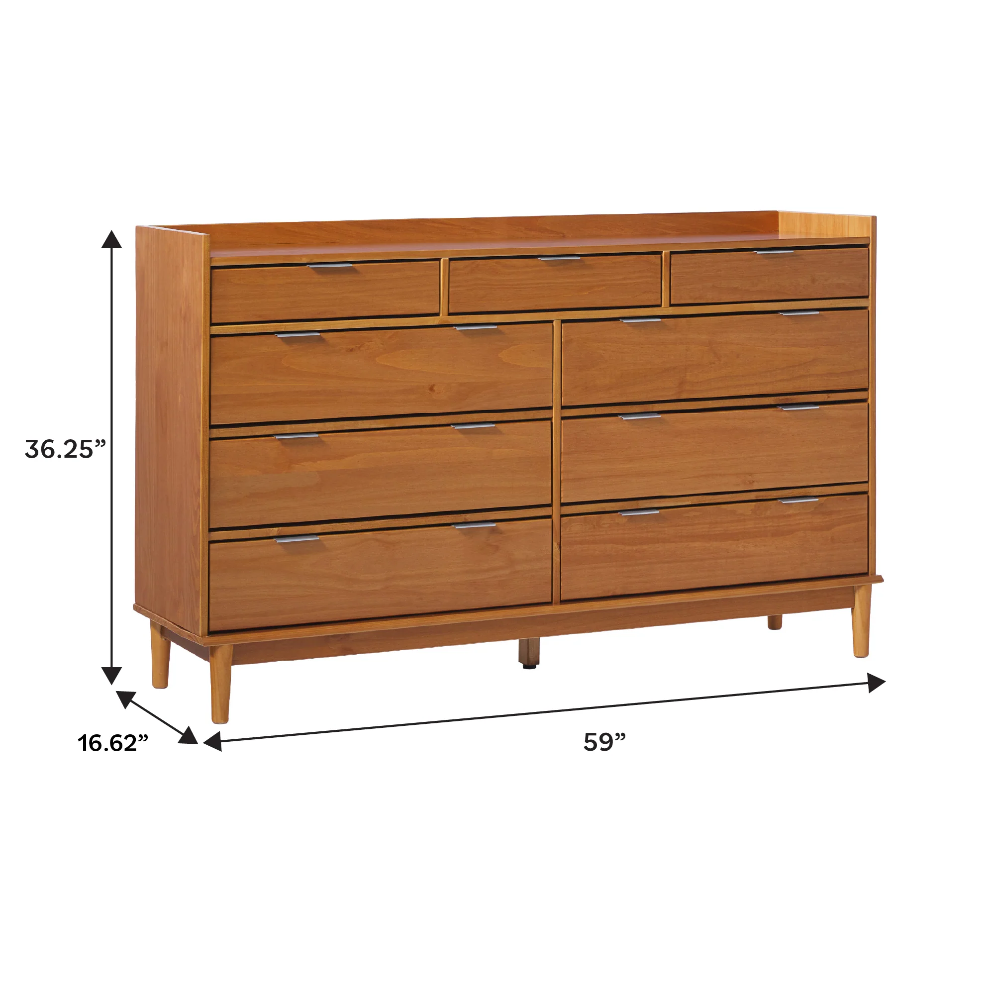Lee Mid-Century Modern Wood Dresser - Image 21