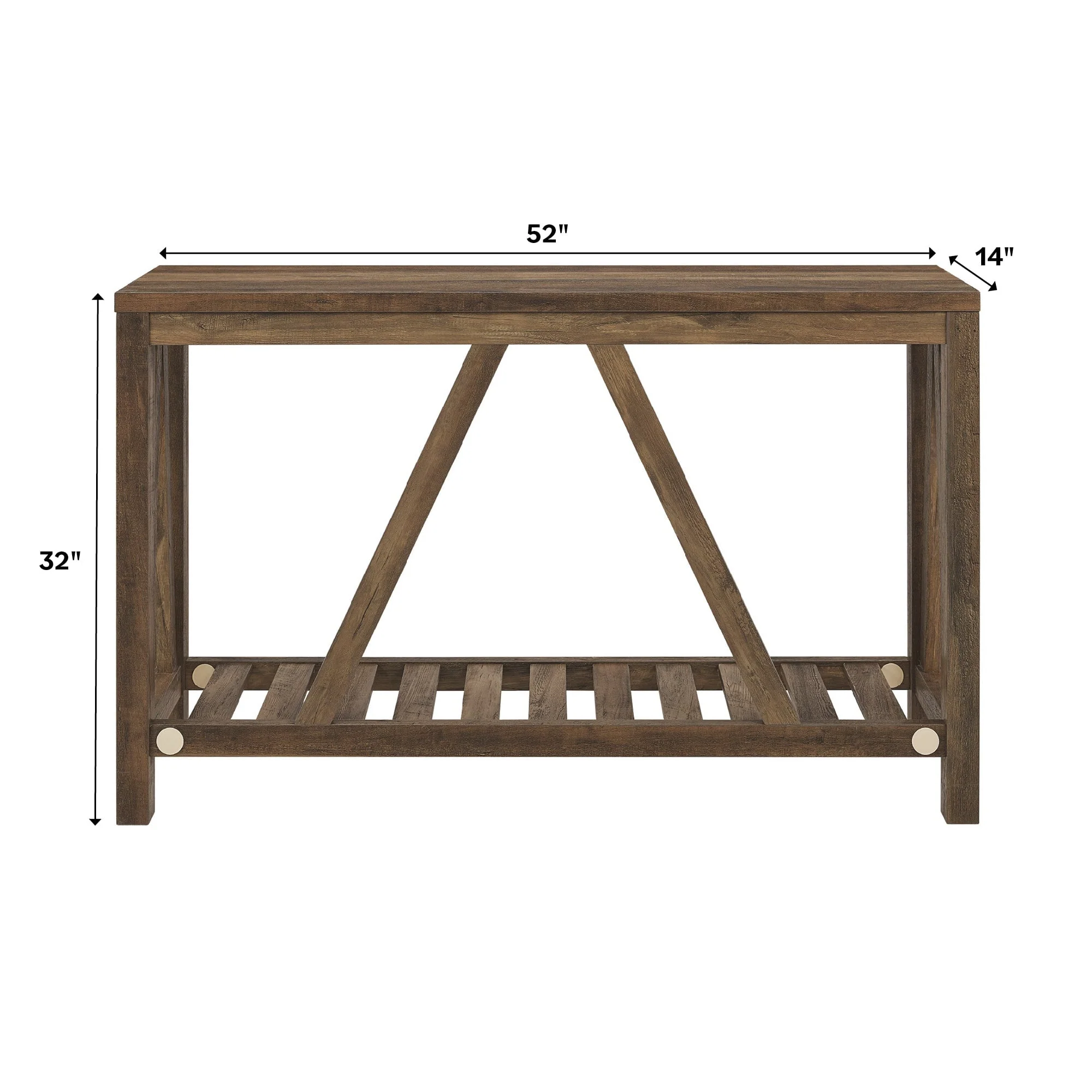 A-Frame Rustic Entry Table - Image 5