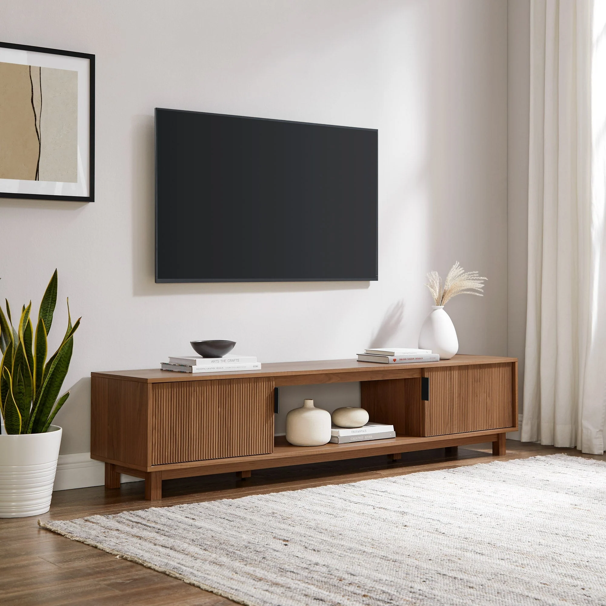 Reema Arundo Scandinavian Reeded TV Stand - Image 19