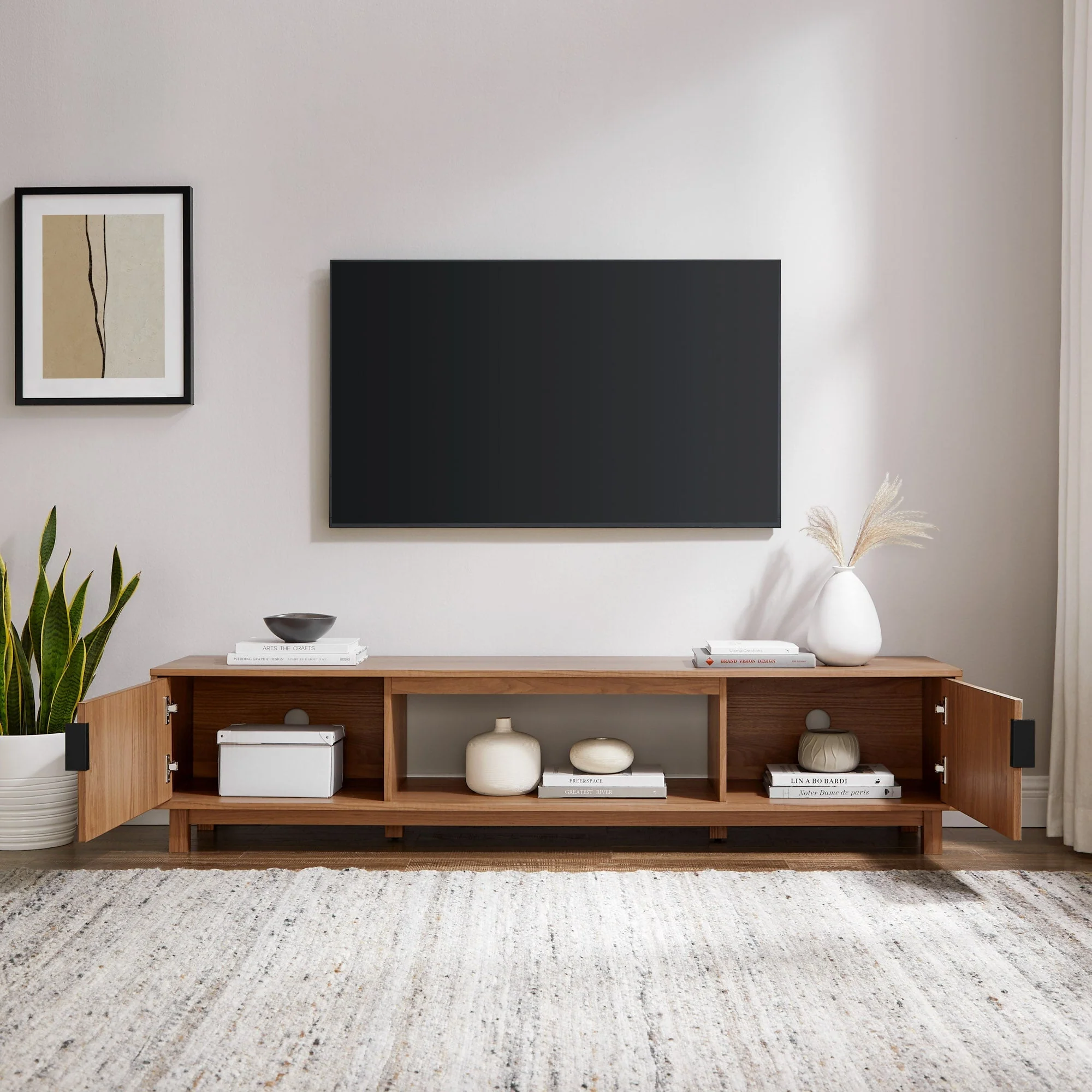 Reema Arundo Scandinavian Reeded TV Stand - Image 20