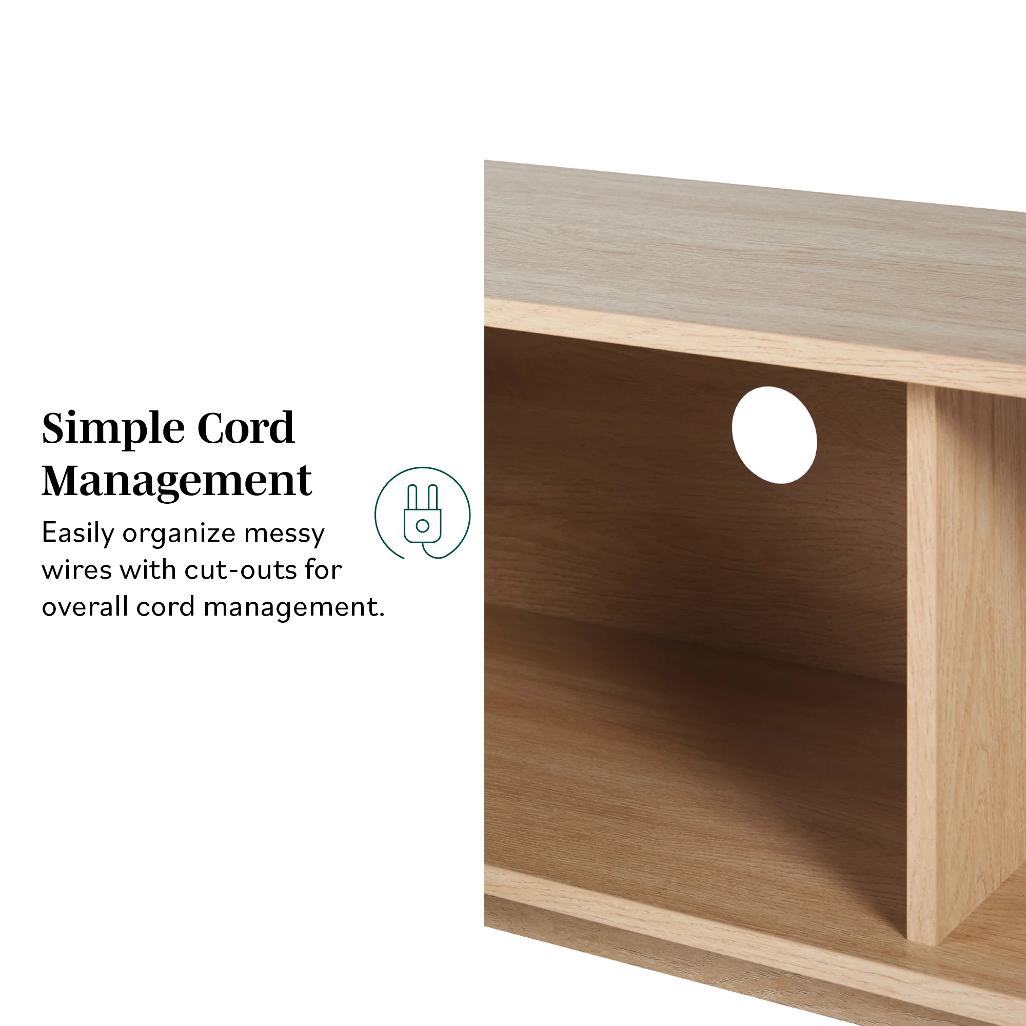 Reema Arundo Scandinavian Reeded TV Stand - Image 8