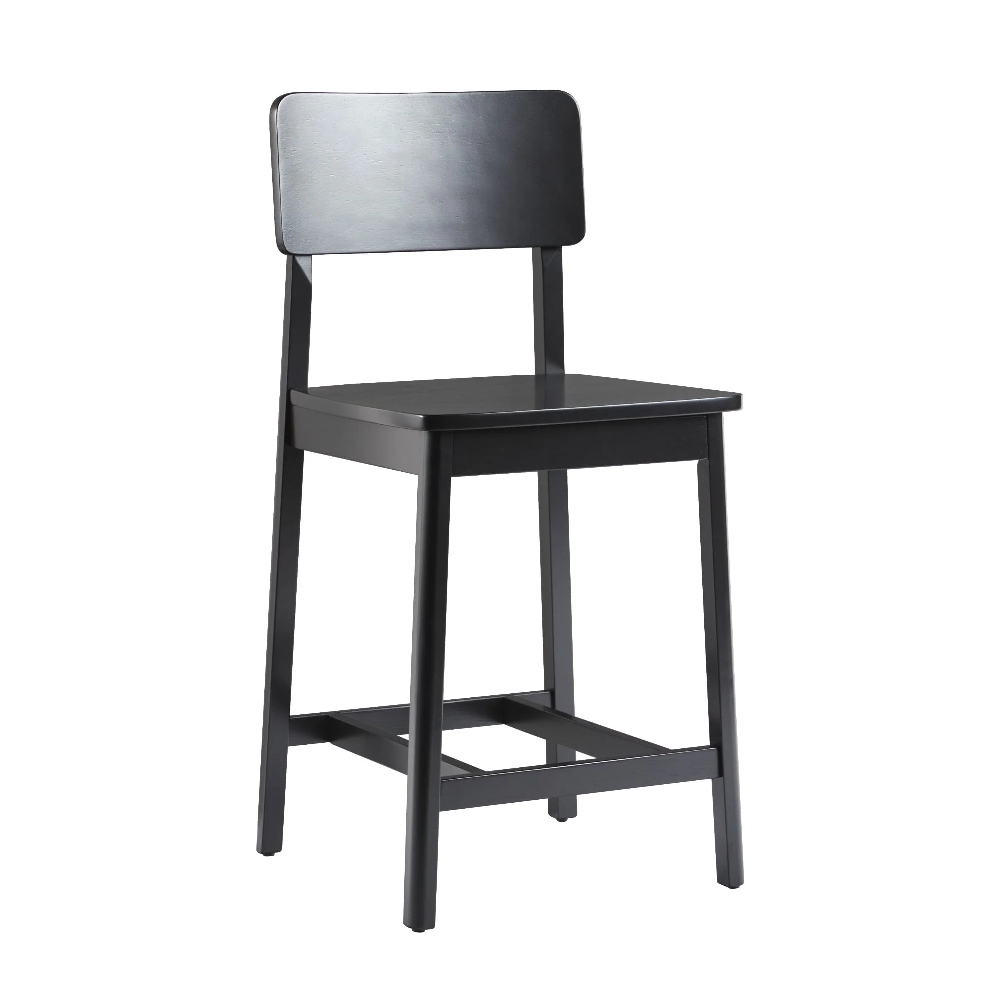 Minimalist Solid Wood Counter Stool, Set of 2 - Image 18