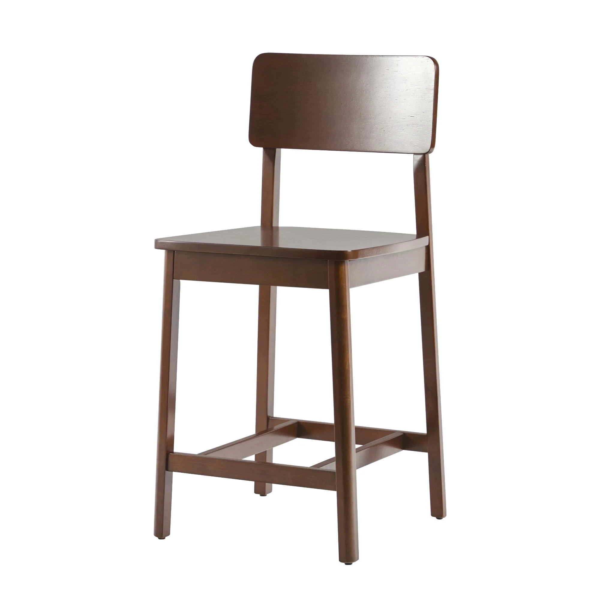 Minimalist Solid Wood Counter Stool, Set of 2 - Image 6