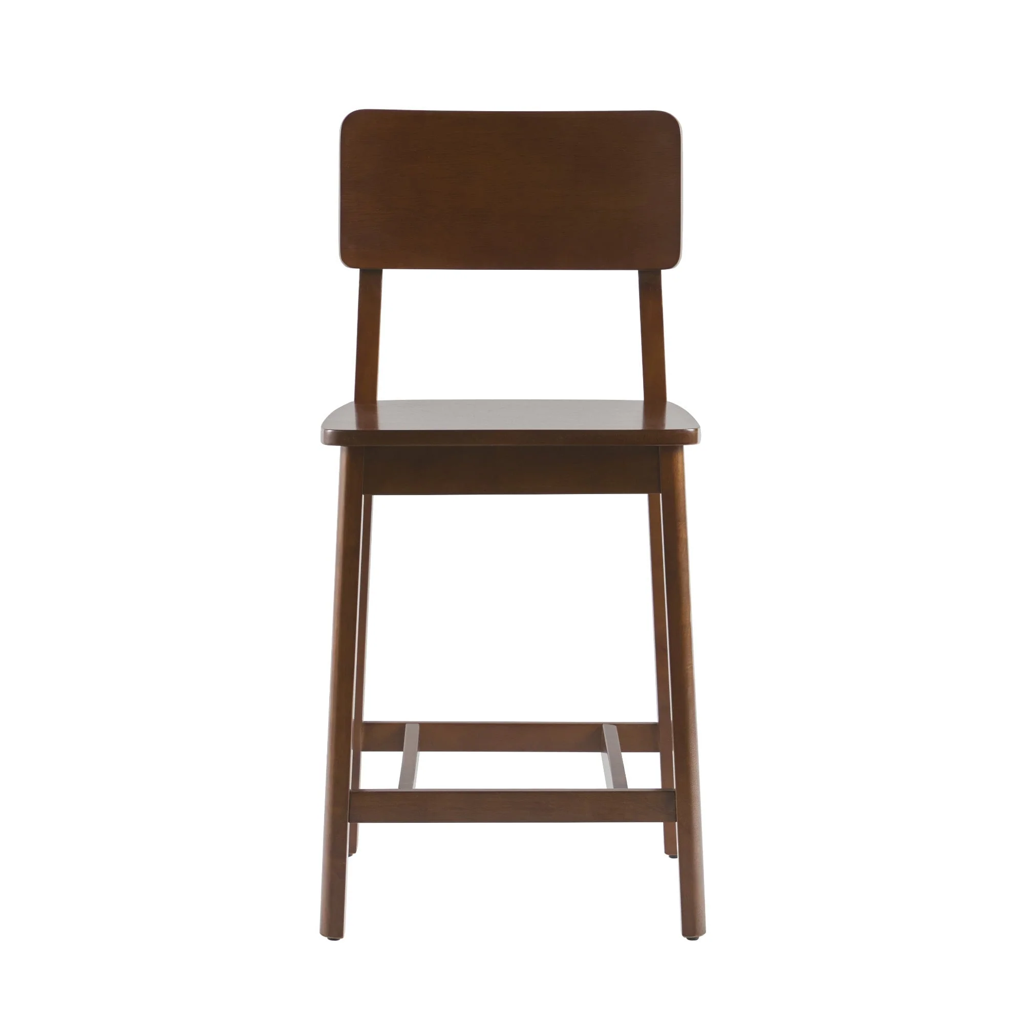 Minimalist Solid Wood Counter Stool, Set of 2 - Image 7
