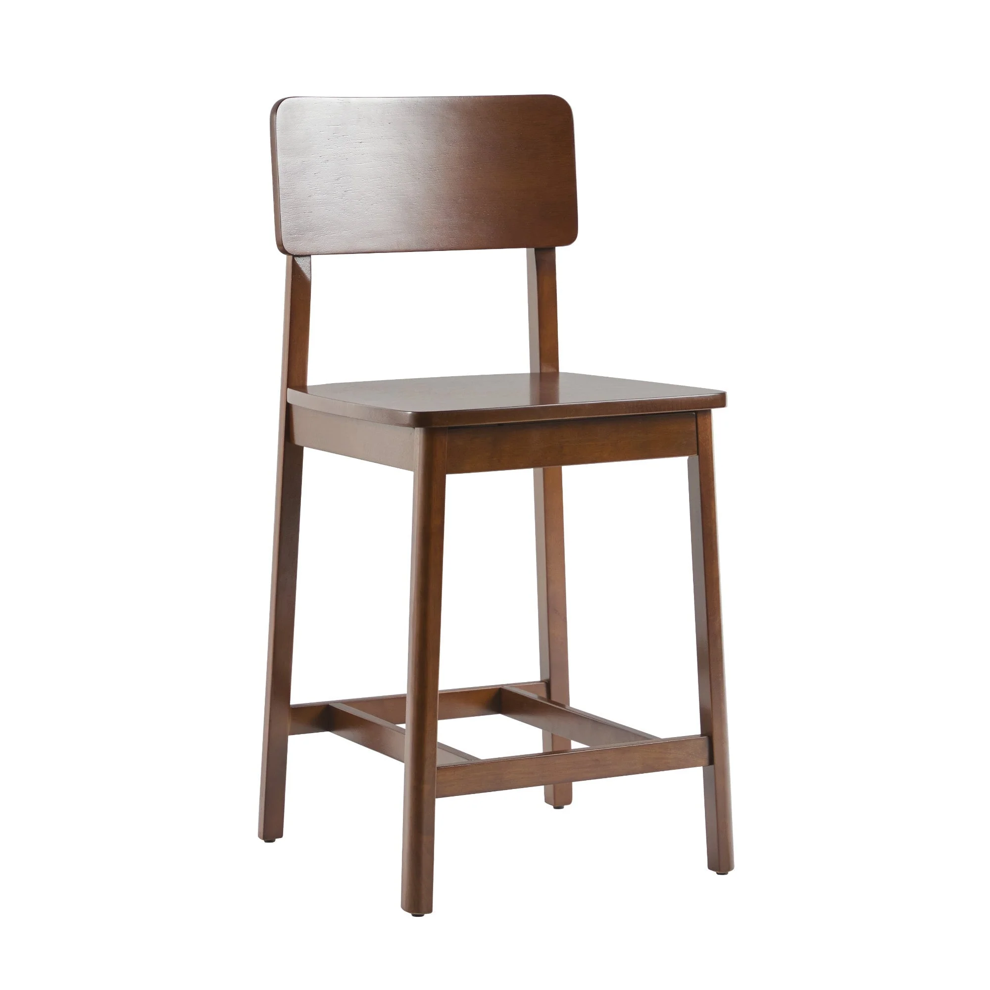 Minimalist Solid Wood Counter Stool, Set of 2 - Image 8