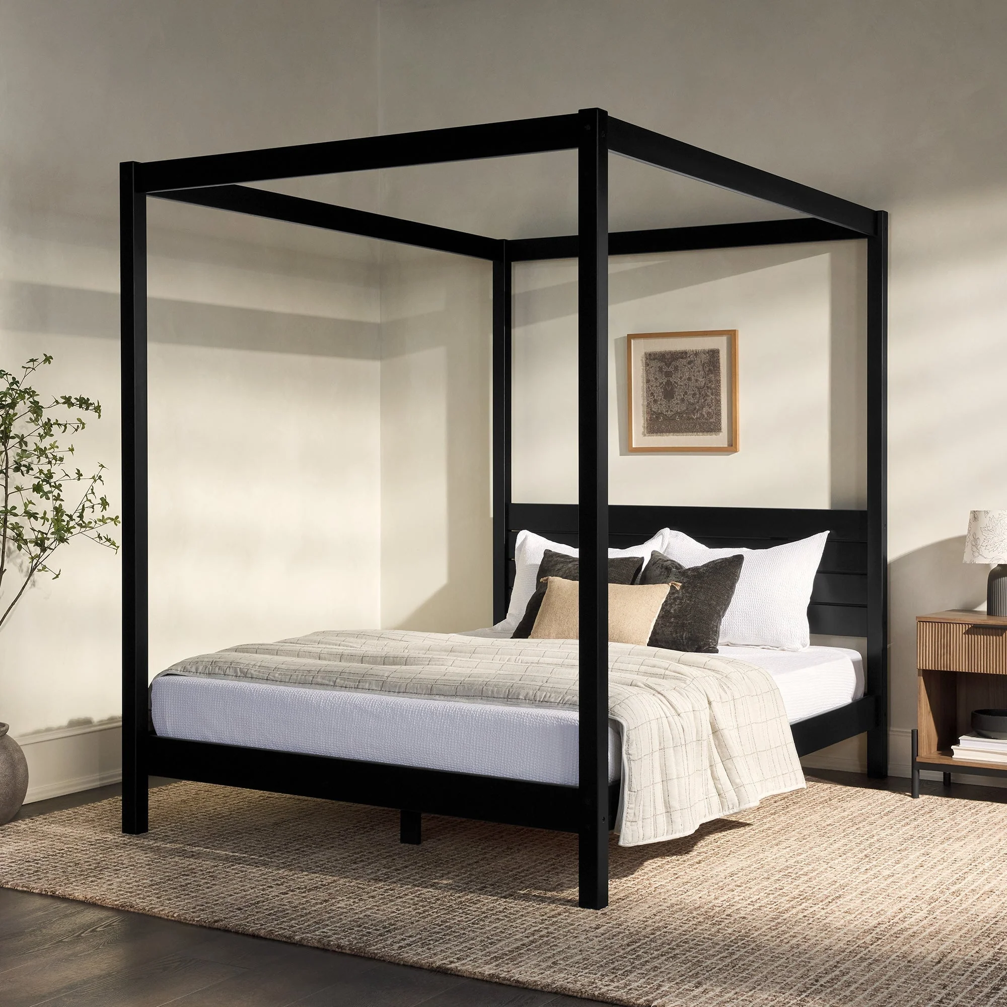 Isla Solid Wood Canopy Bedframe Collection - Image 10