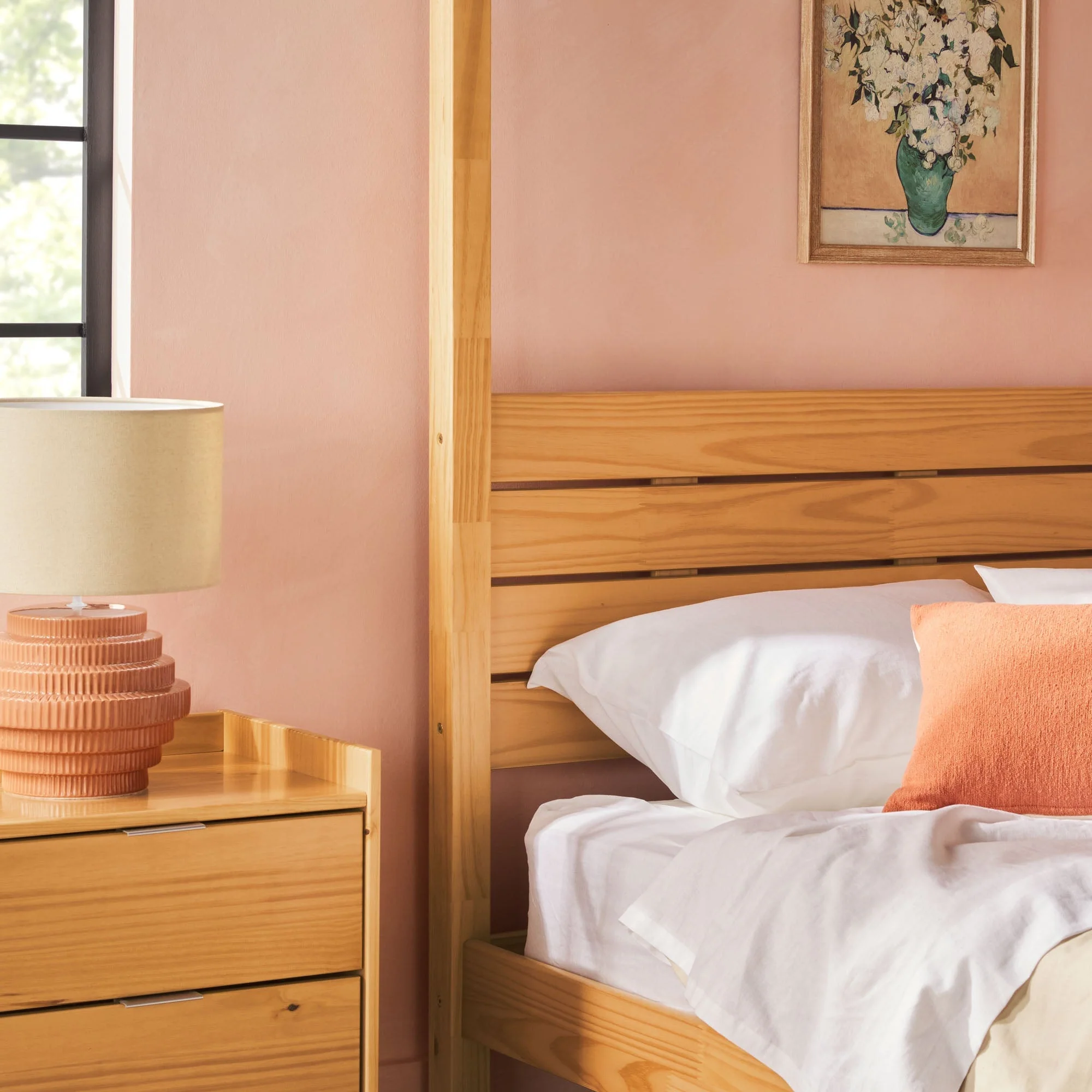 Isla Solid Wood Canopy Bedframe Collection - Image 17