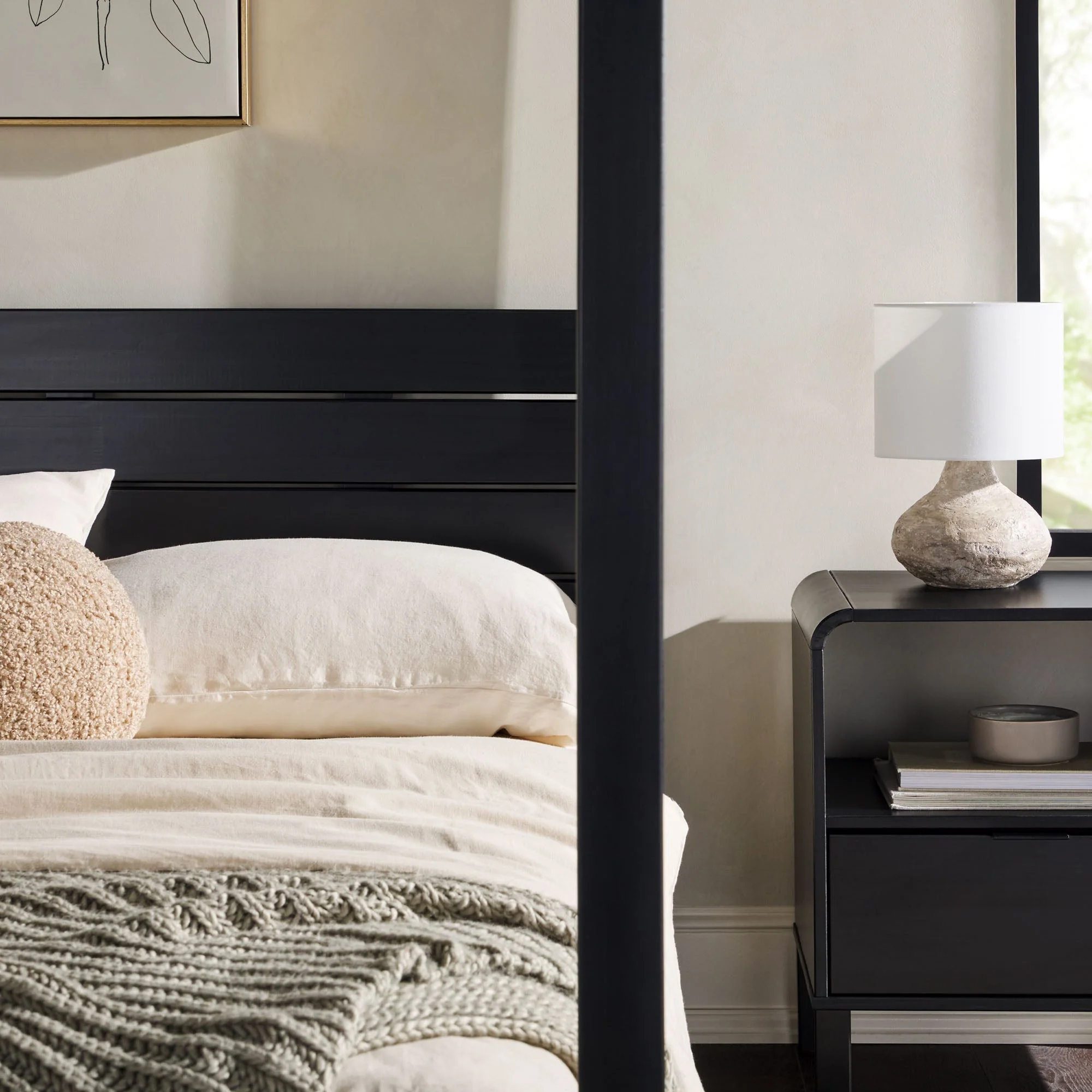 Isla Solid Wood Canopy Bedframe Collection - Image 20