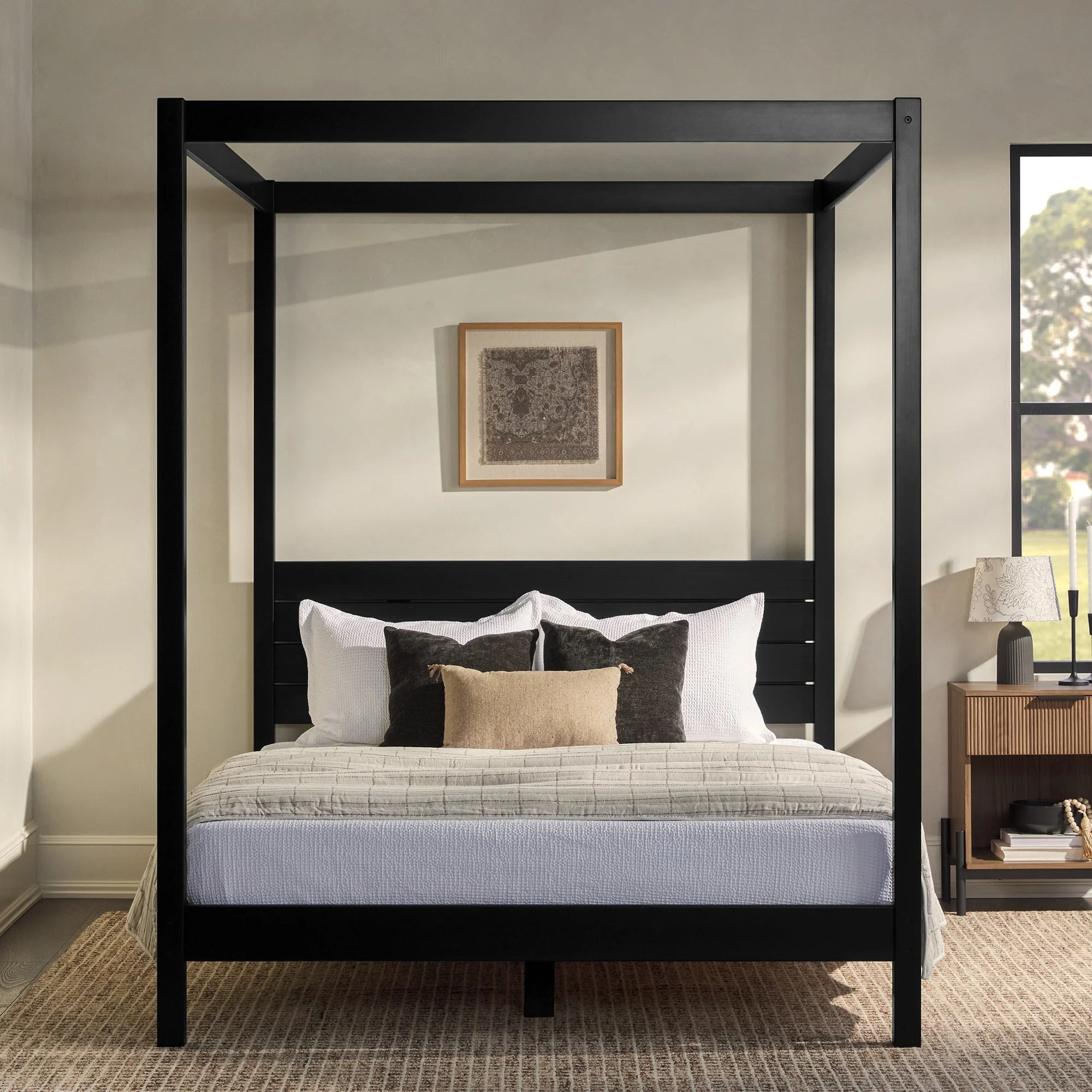 Isla Solid Wood Canopy Bedframe Collection - Image 3