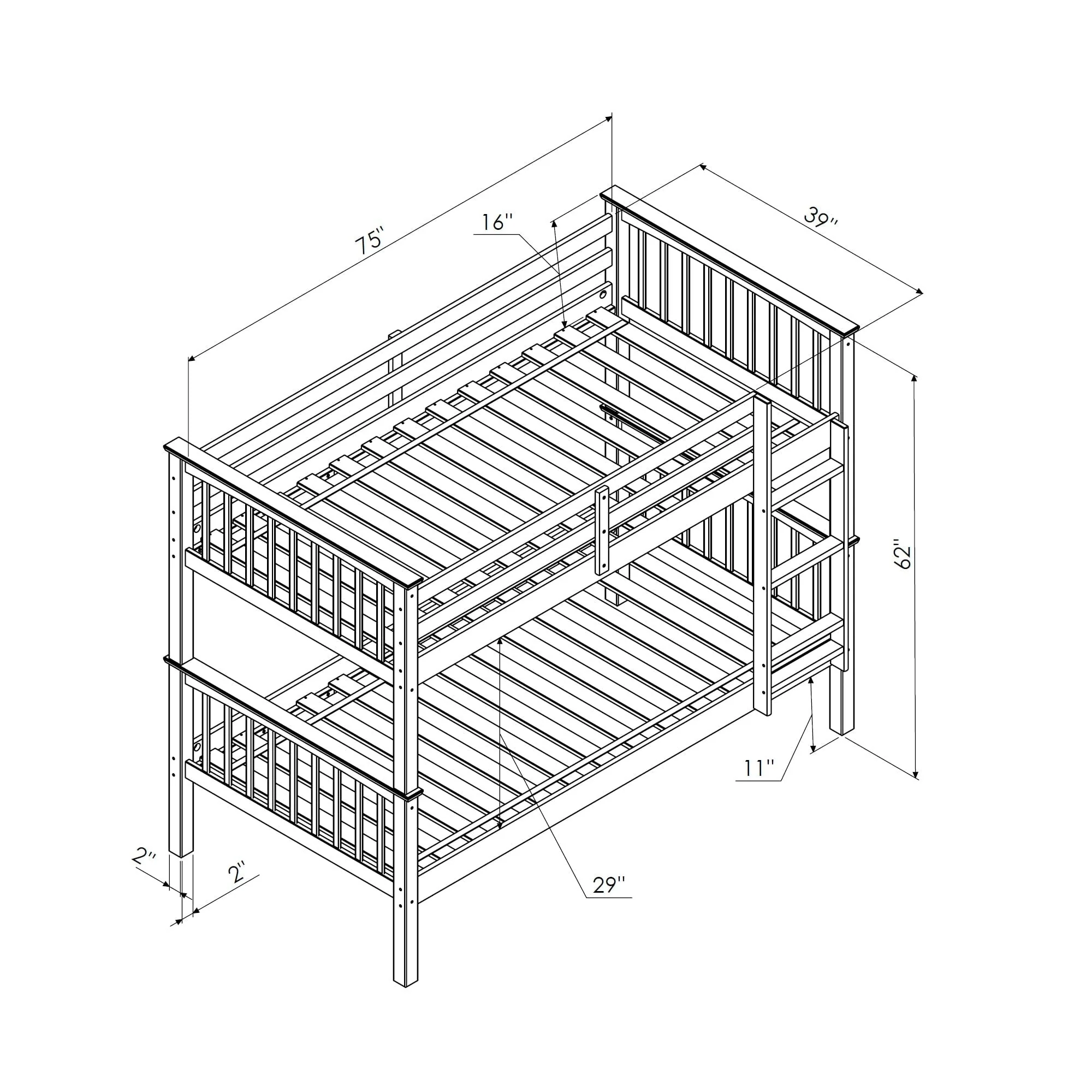 Classic Bunk Bed - Image 10