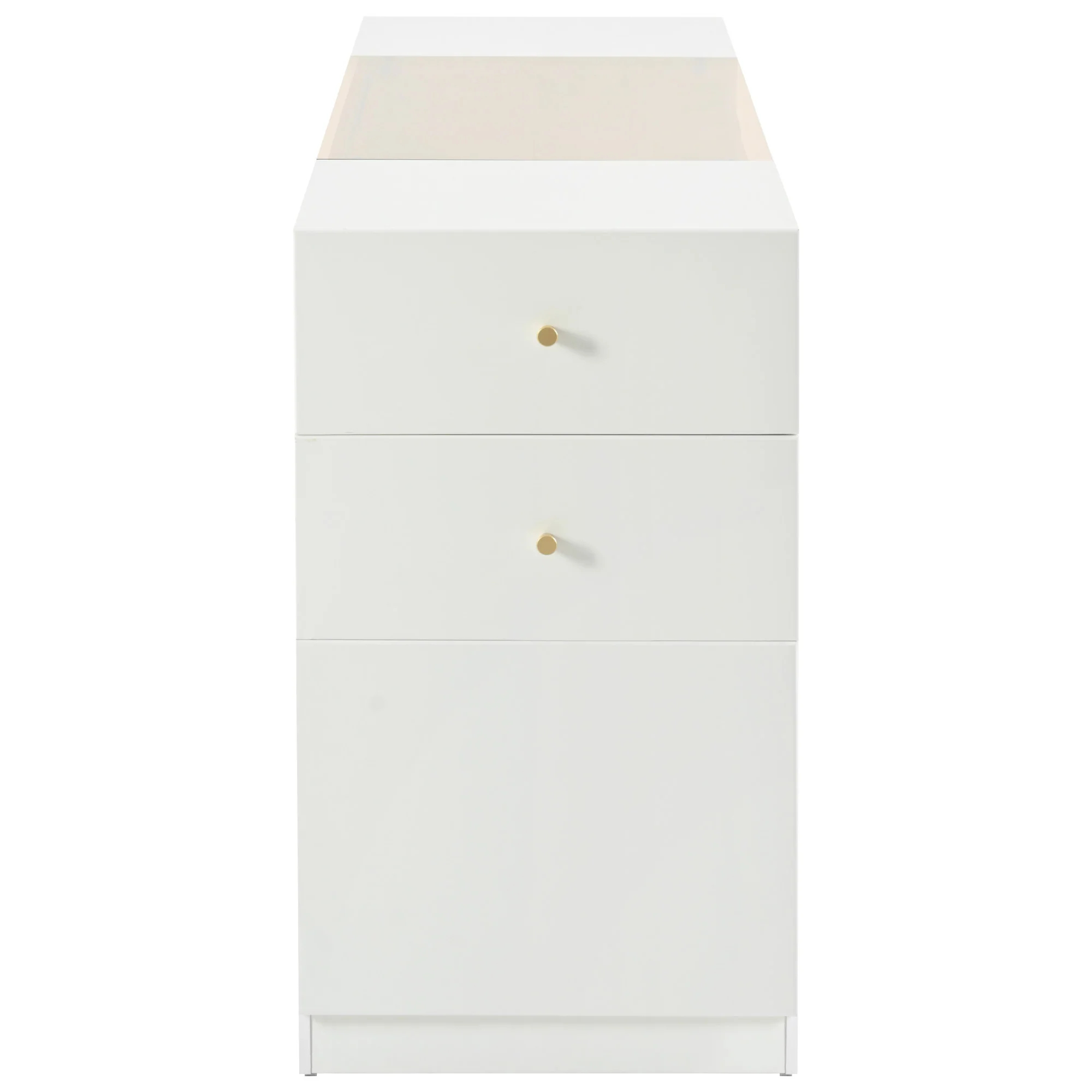 Walker Edison | Modern Multi-Functional Island Vanity Dresser and Storage Cabinet - Image 12