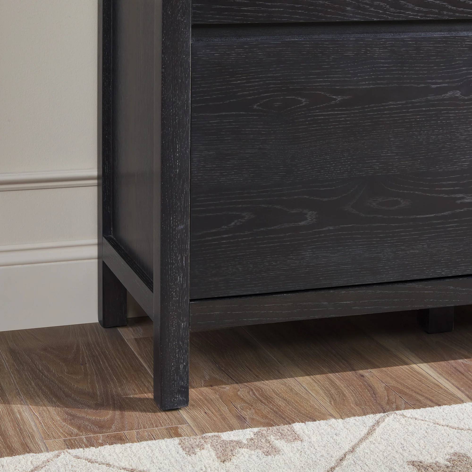 Nash 65" Modern Farmhouse Rustic Oak Wood Sideboard TV Stand - Image 7