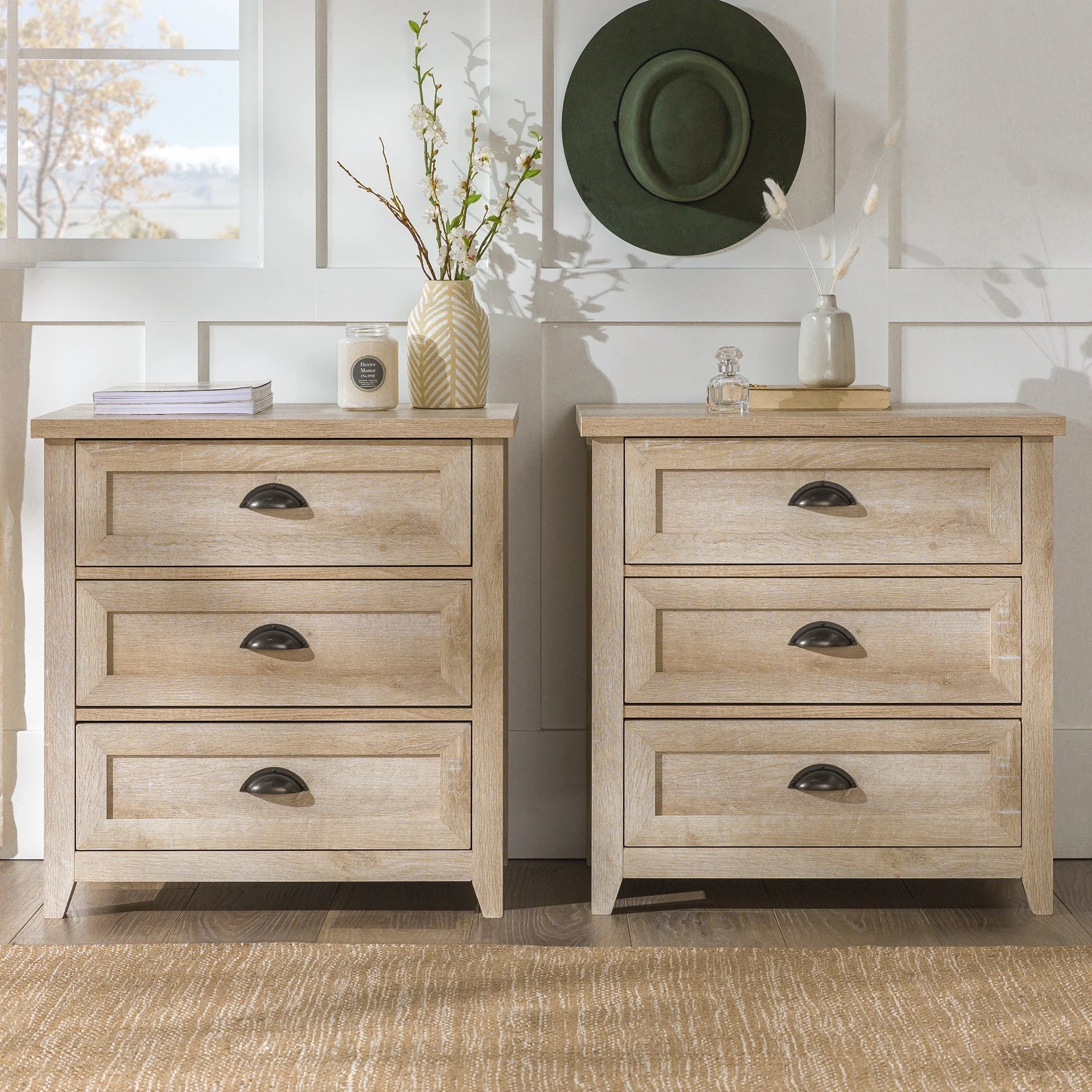 Odette Transitional Farmhouse Nightstand - Image 10