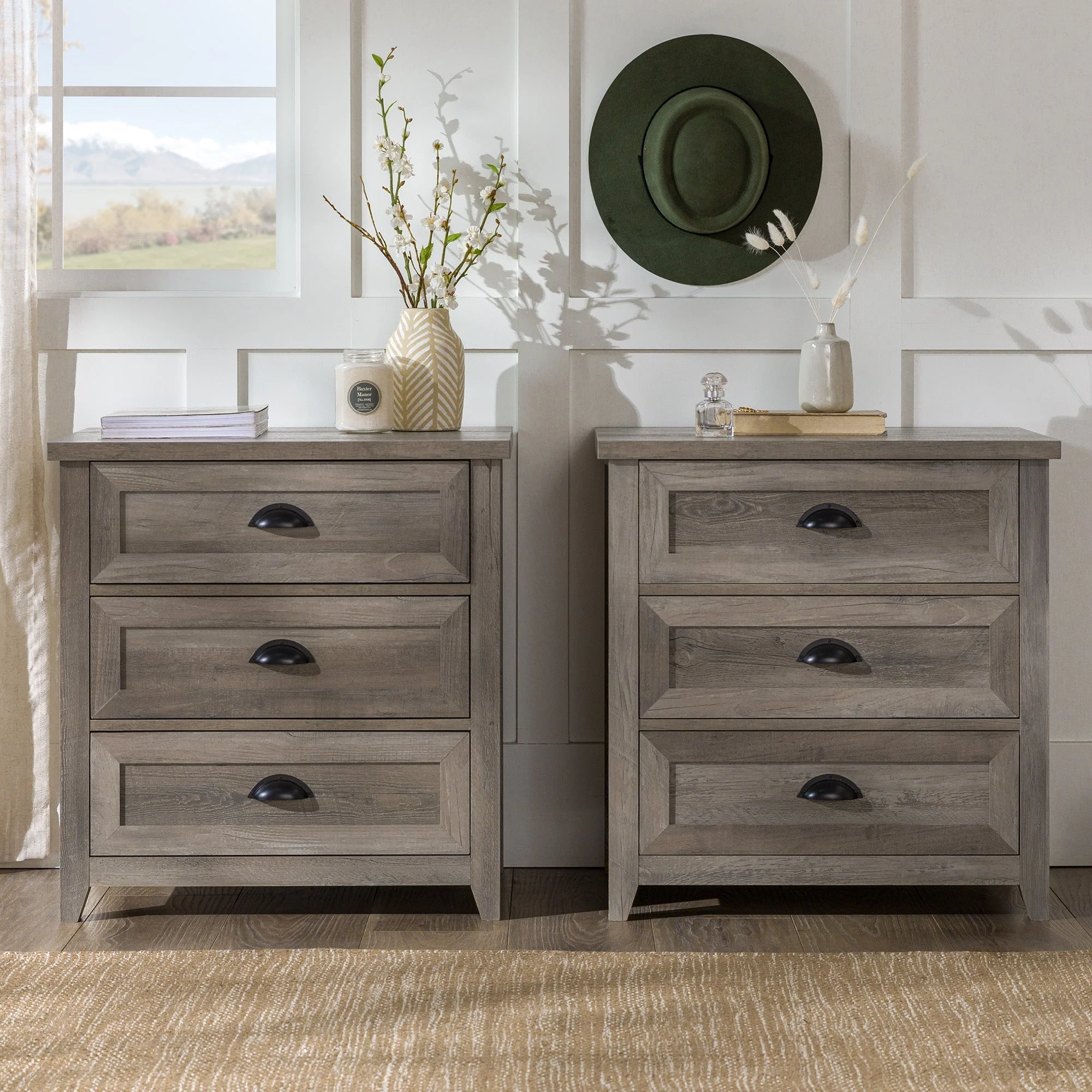 Odette Transitional Farmhouse Nightstand - Image 8