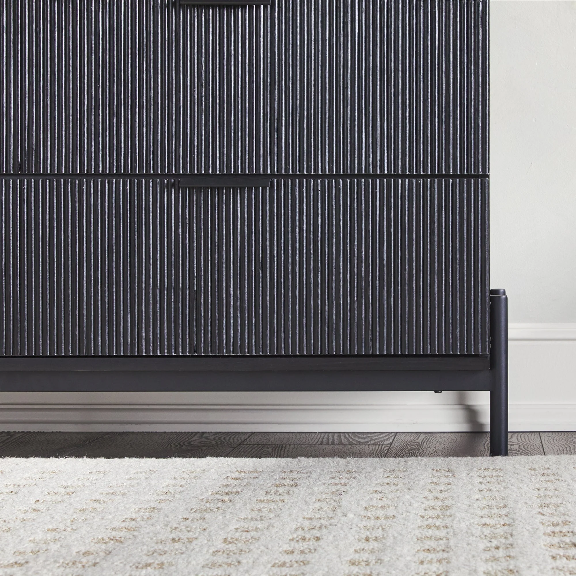 Paris Modern Scandinavian Reeded Dresser - Image 12