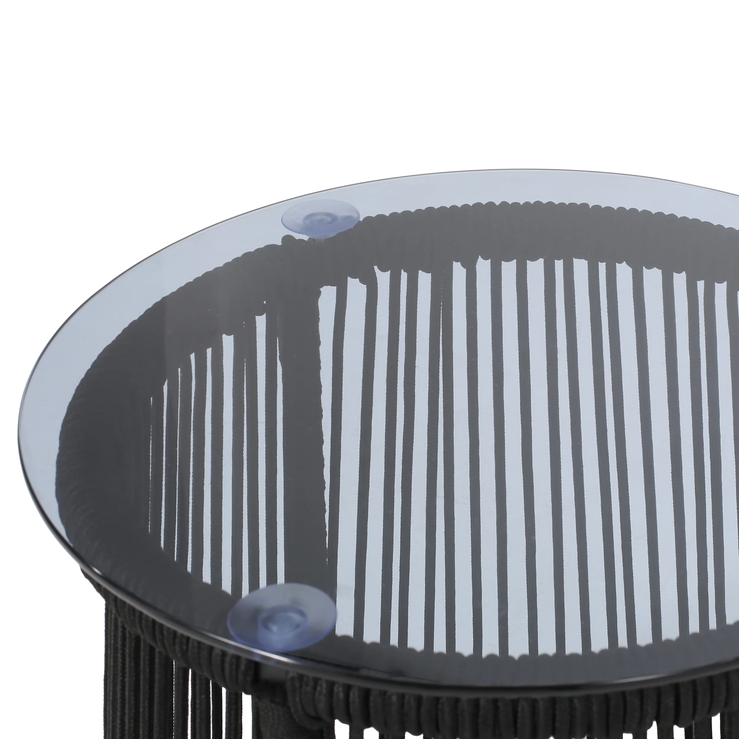 Walker Edison | Rope Weaving Design Outdoor Side Table - Image 10