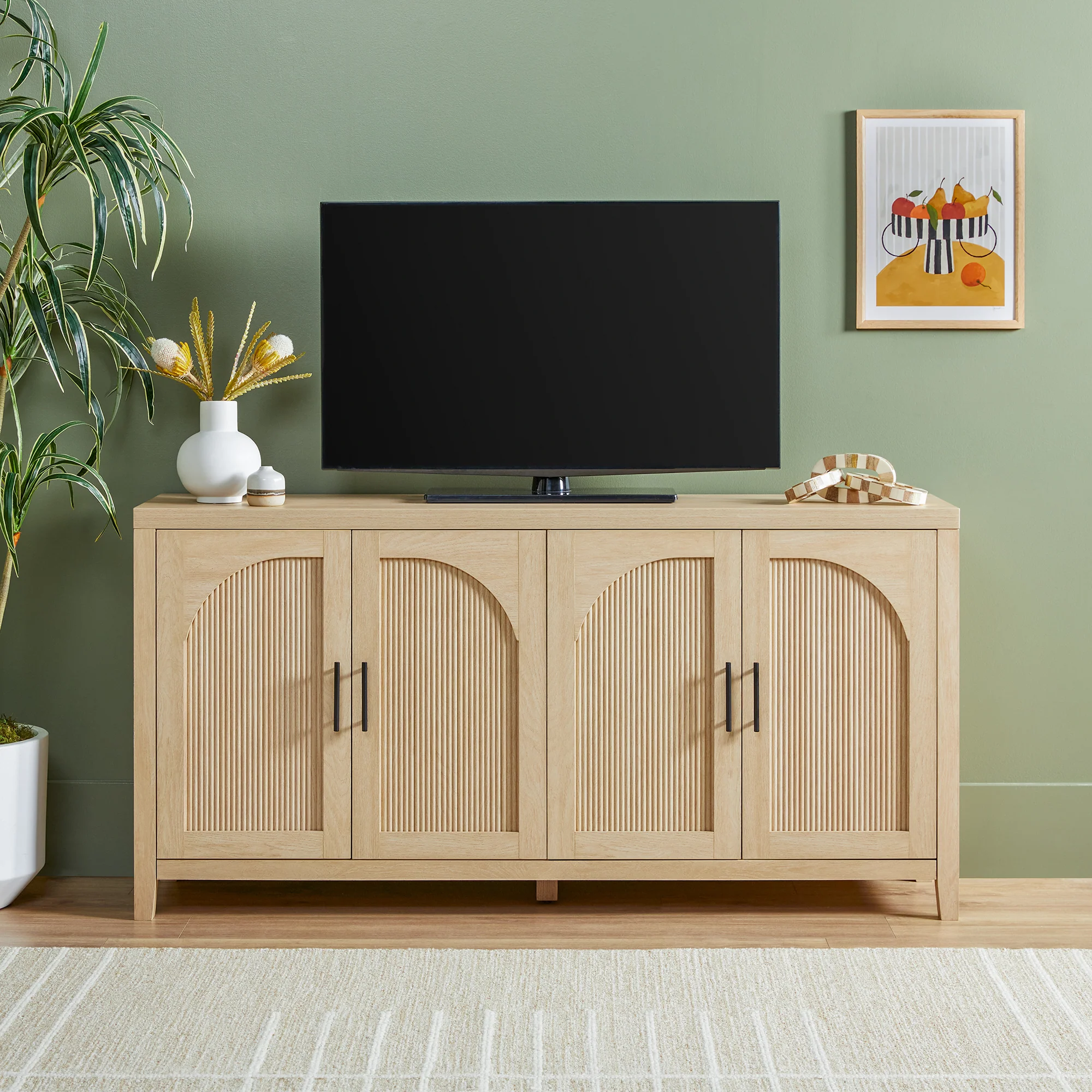 Sasha Modern Reeded Sideboard / TV Stand - Image 29