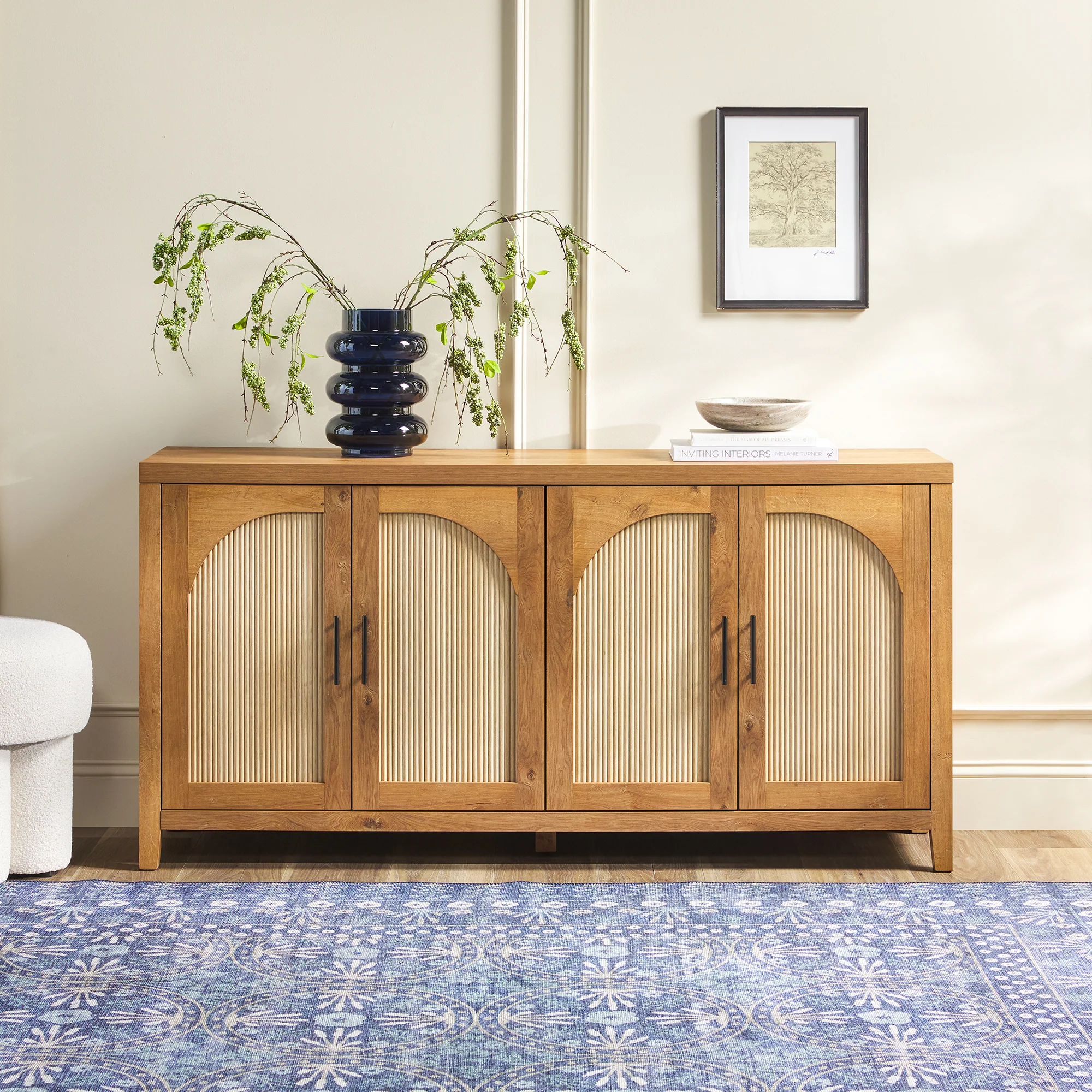 Sasha Modern Reeded Sideboard / TV Stand - Image 3