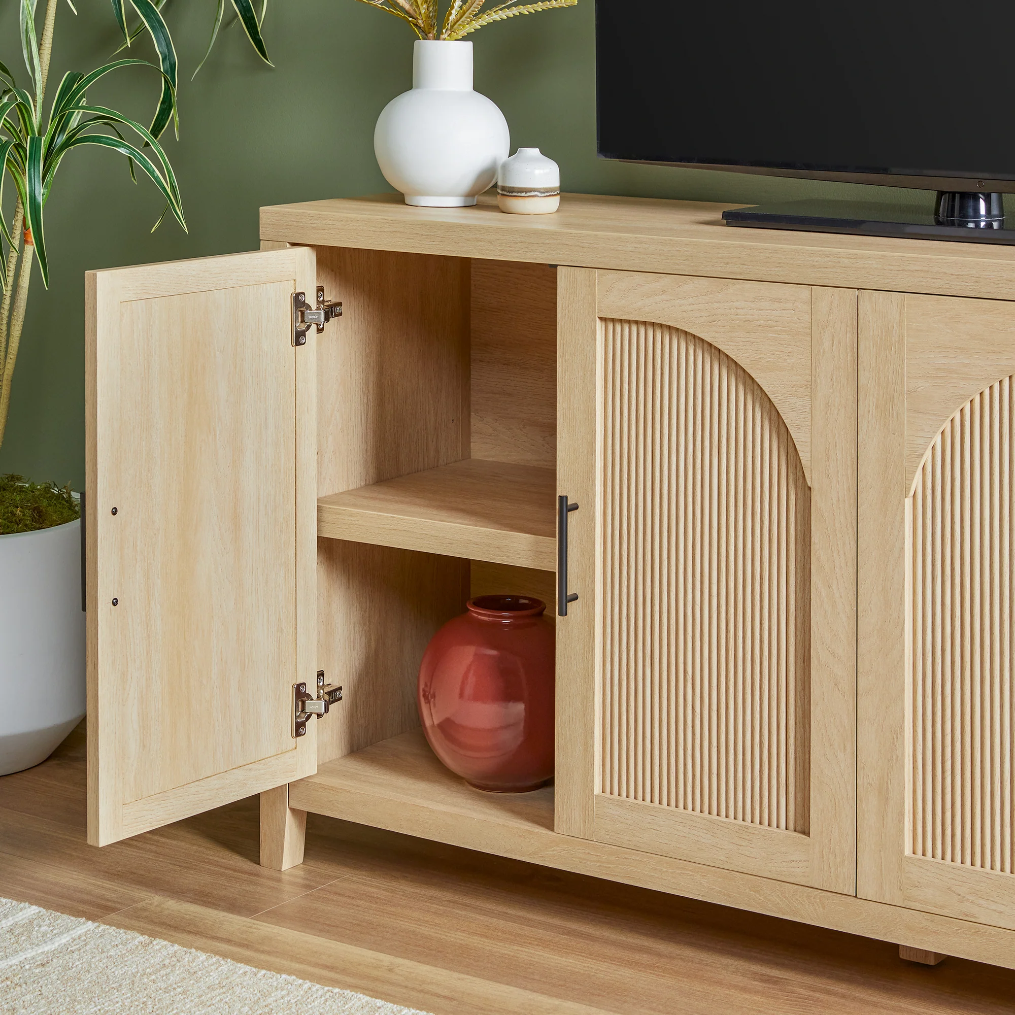 Sasha Modern Reeded Sideboard / TV Stand - Image 36
