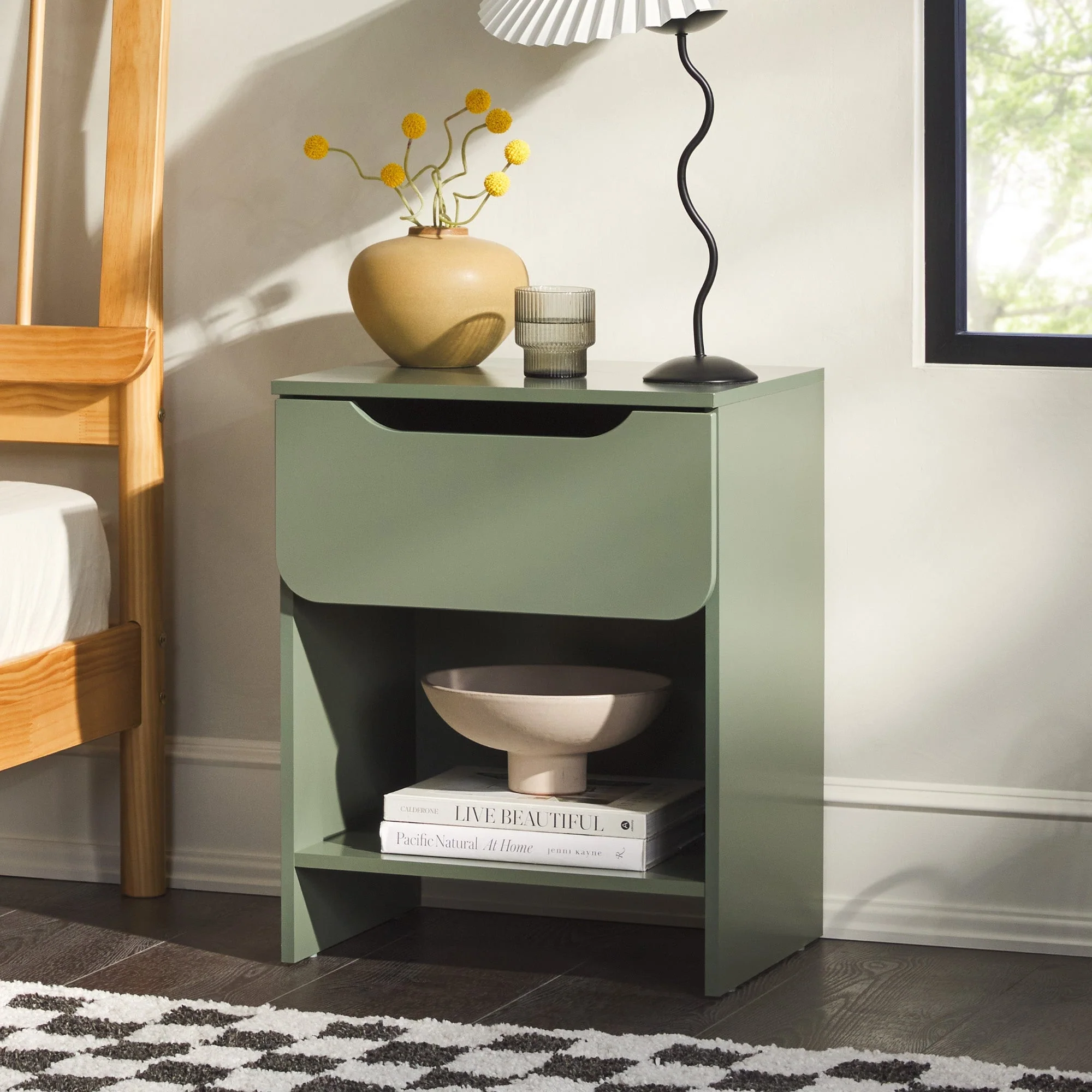 Domm Modern 1-Drawer Nightstand - Image 14