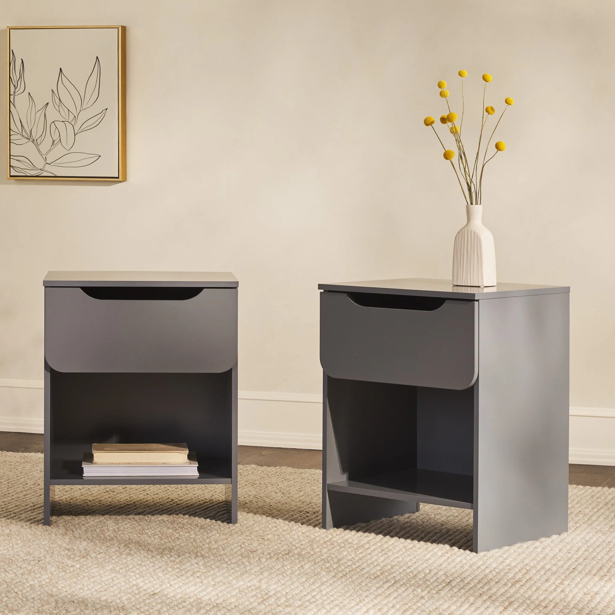 Domm Modern 1-Drawer Nightstand - Image 26