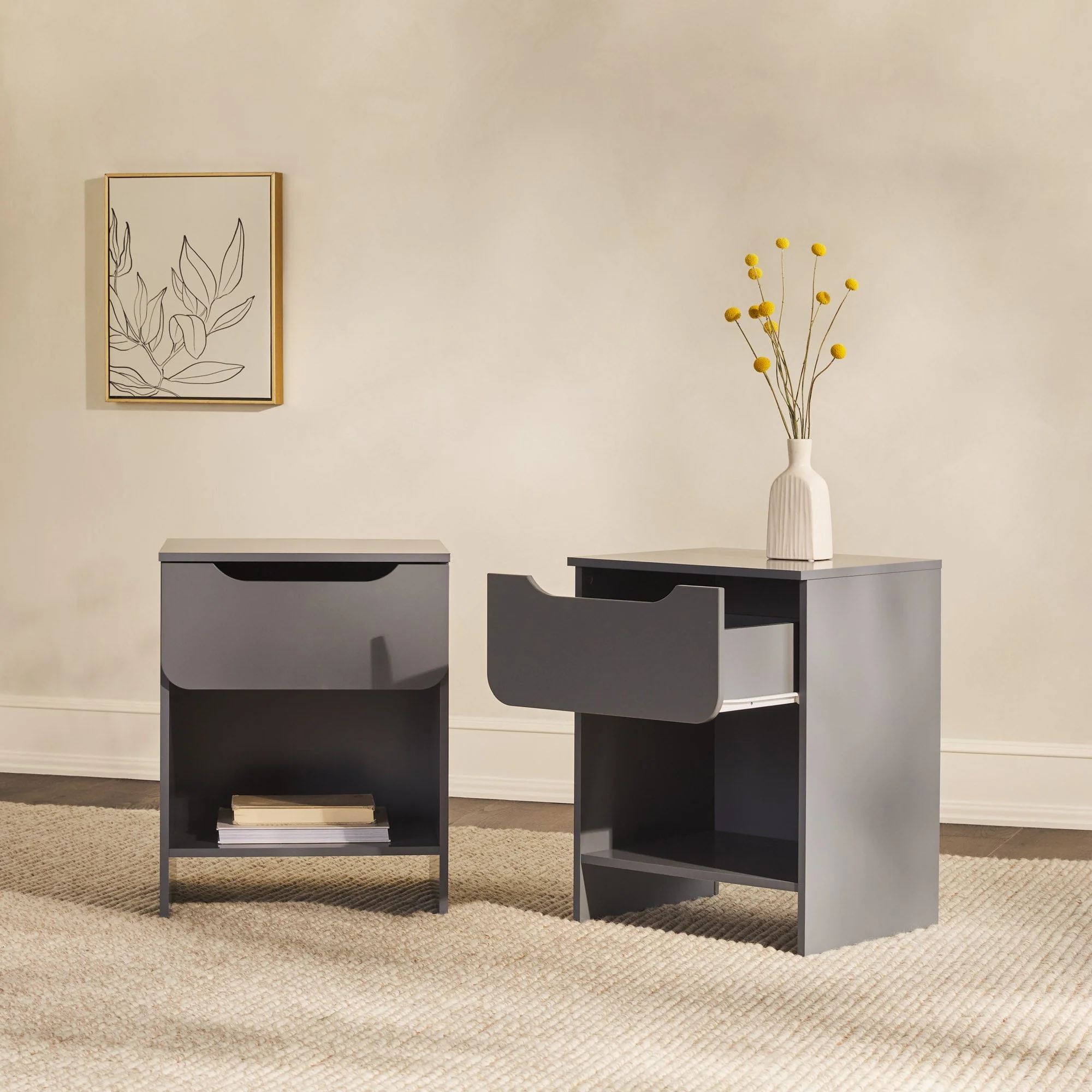 Domm Modern 1-Drawer Nightstand - Image 27