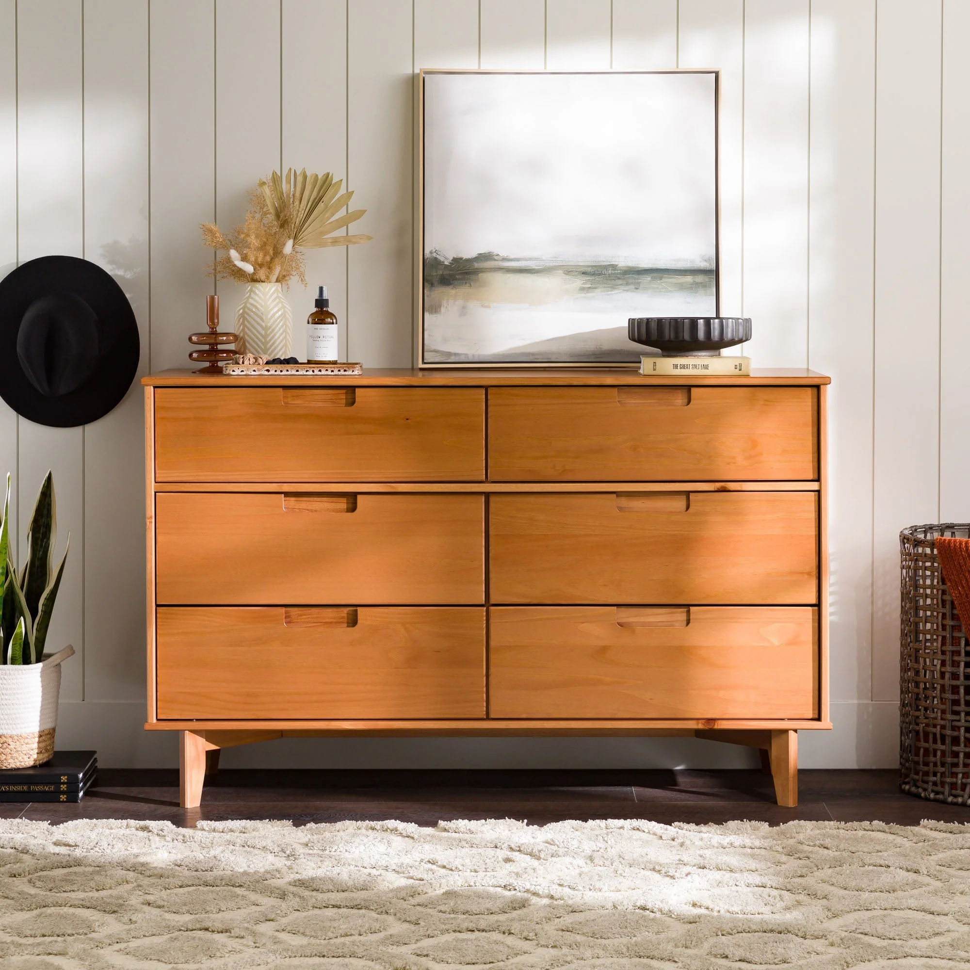 Sloane Mid Century Modern Solid Wood Dresser - Image 10