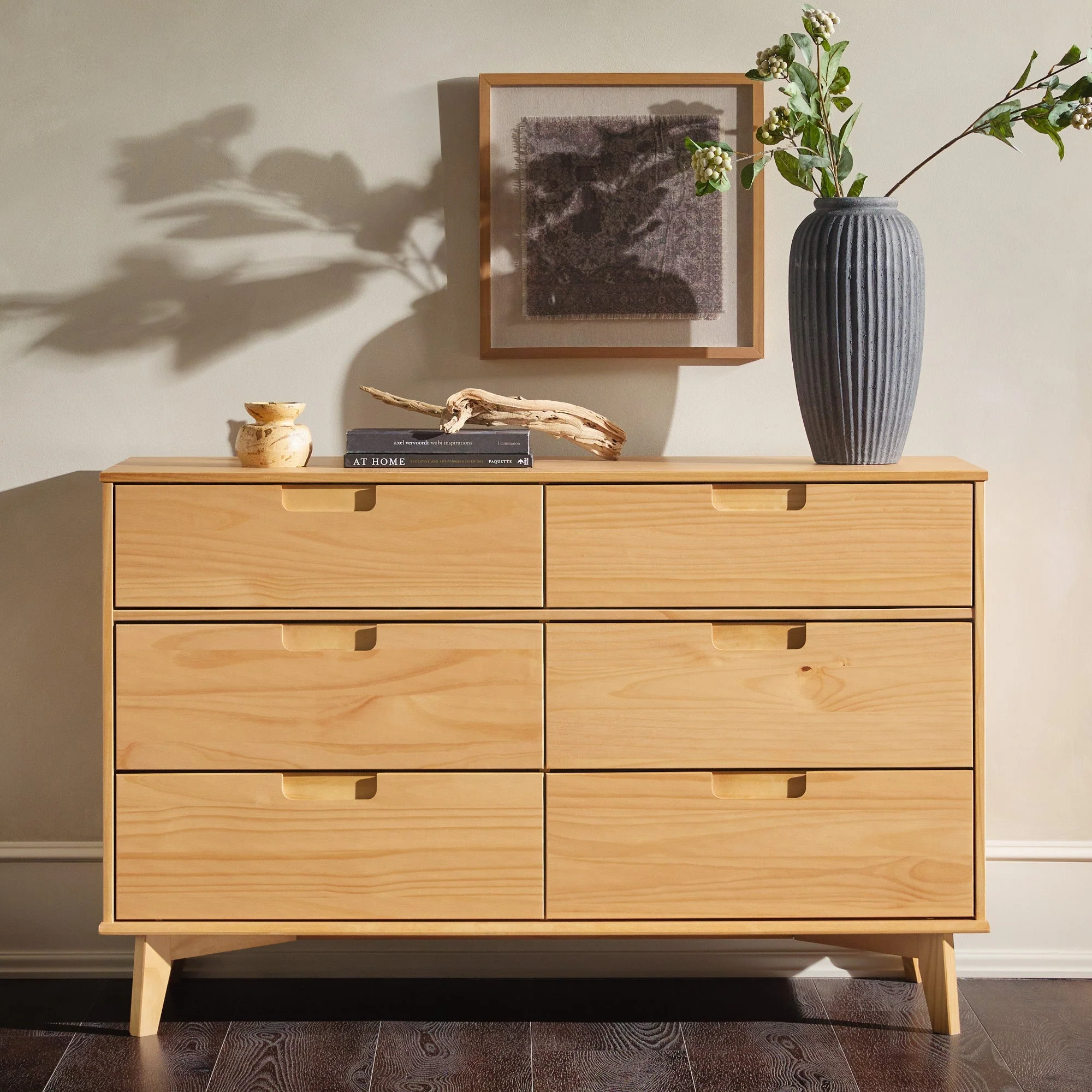 Sloane Mid Century Modern Solid Wood Dresser - Image 4