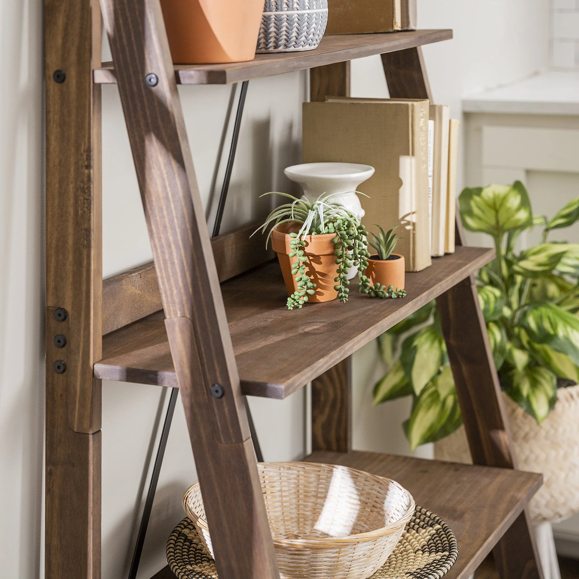 Frankie Solid Wood Bookshelf - Image 5