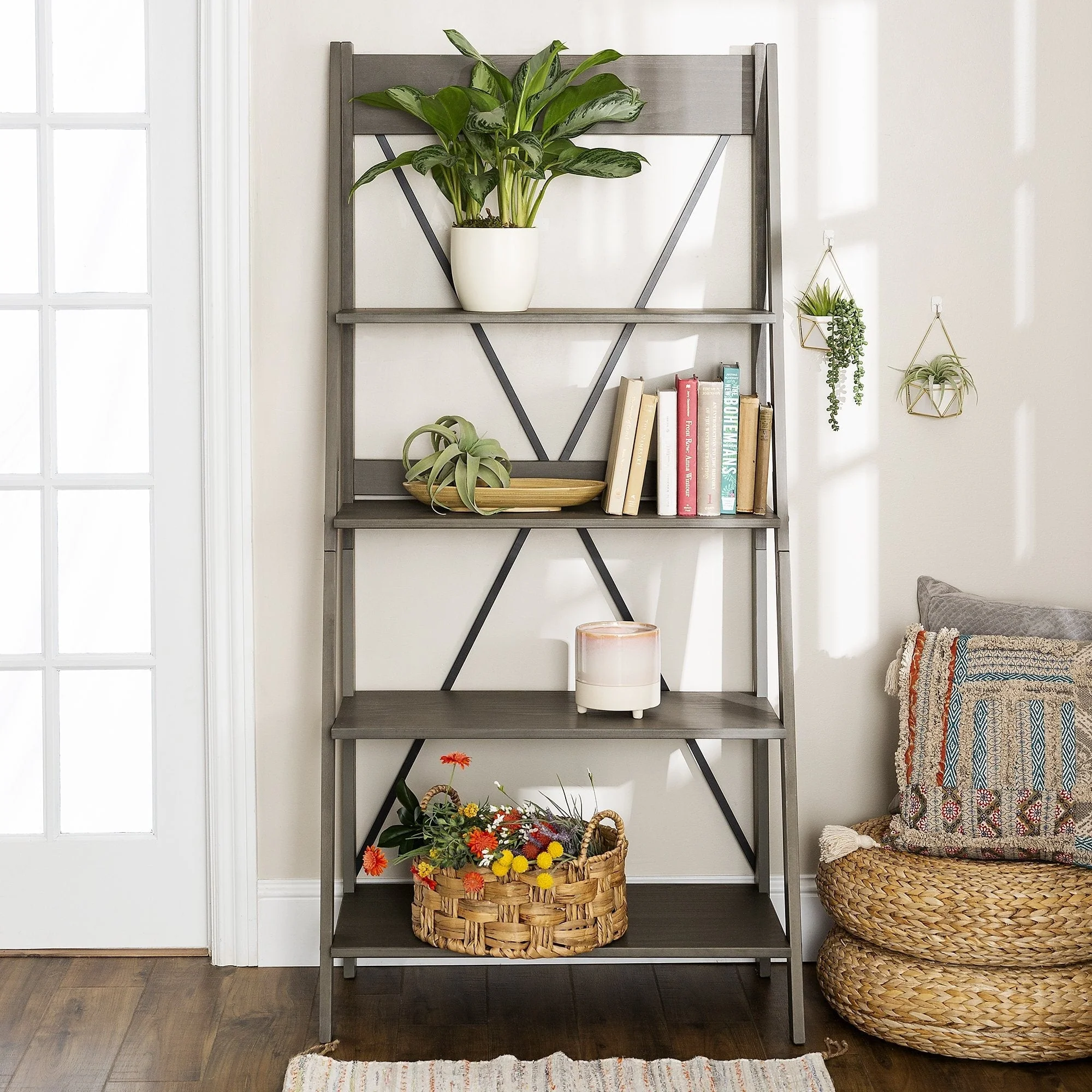 Frankie Solid Wood Bookshelf - Image 7