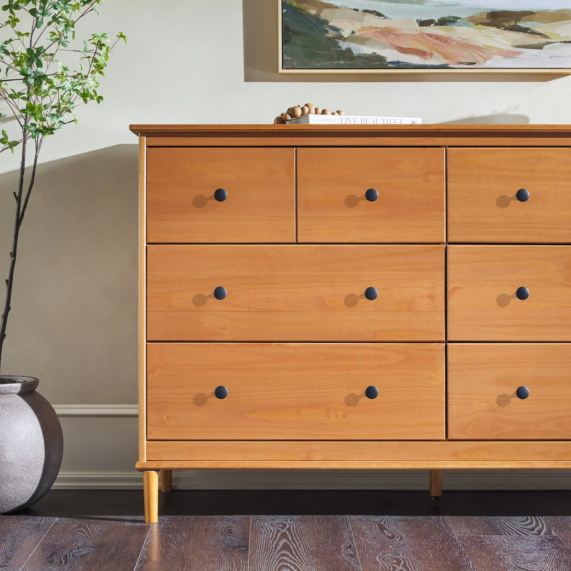Spencer Solid Wood Transitional Dresser - Image 4