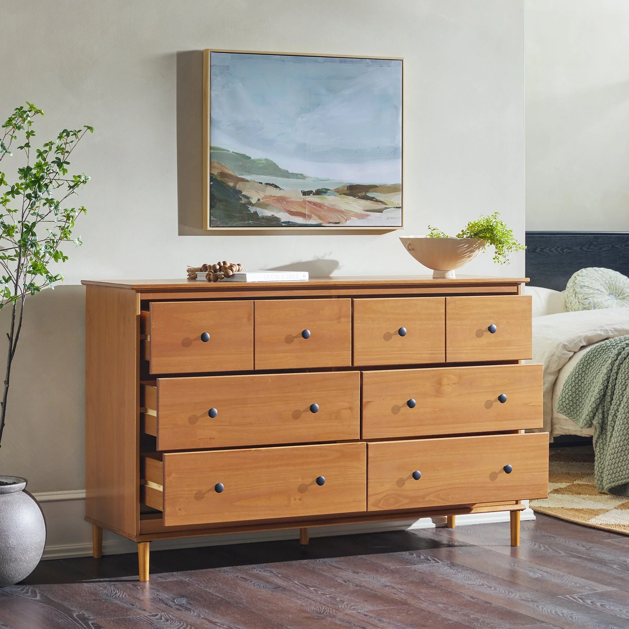 Spencer Solid Wood Transitional Dresser - Image 5