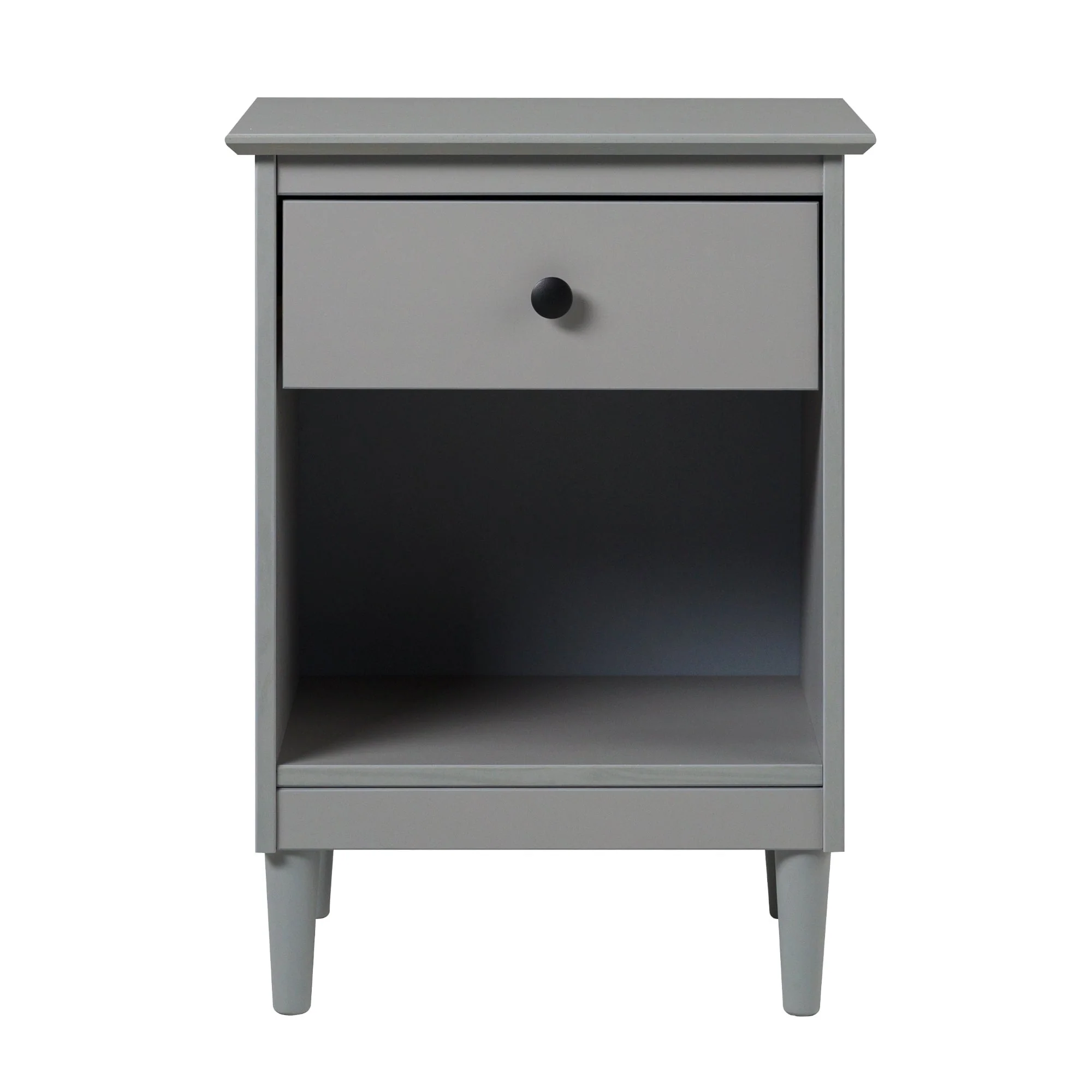 Spencer Solid Transitional Wood Nightstand - Image 11