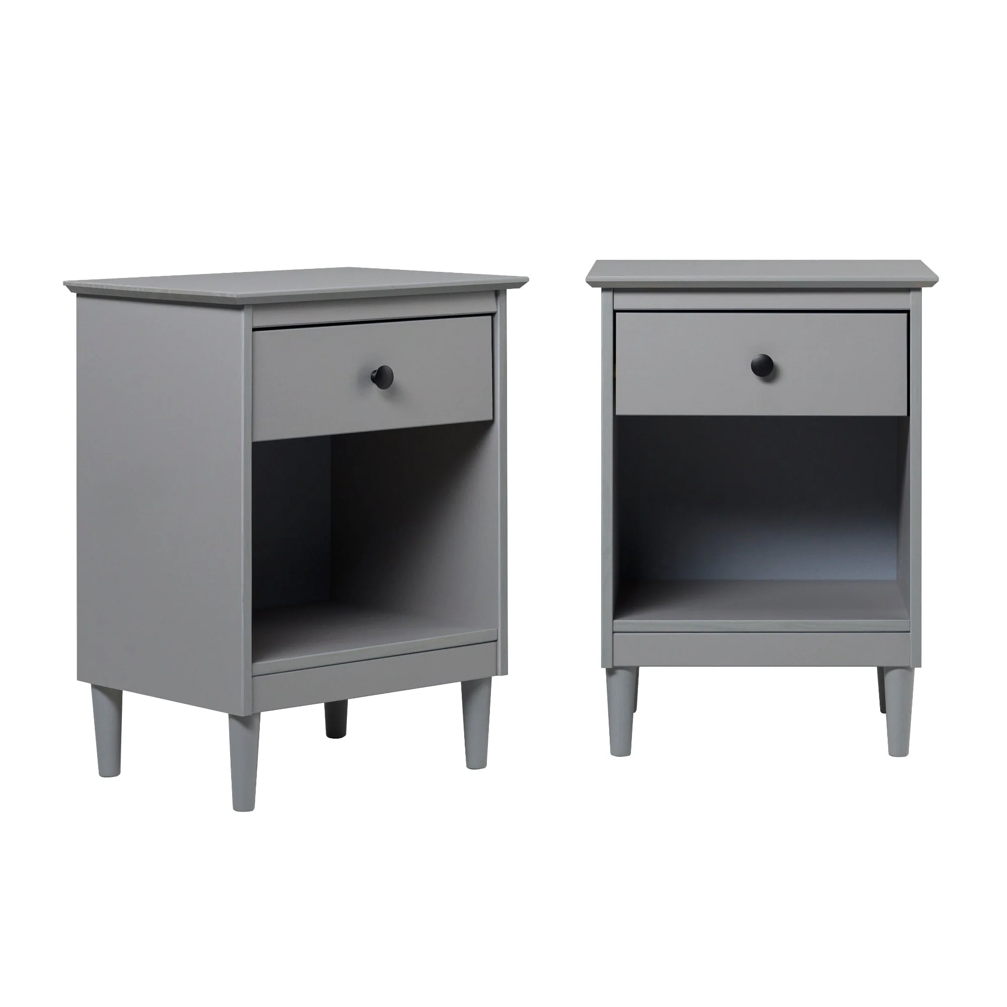 Spencer Solid Transitional Wood Nightstand - Image 31