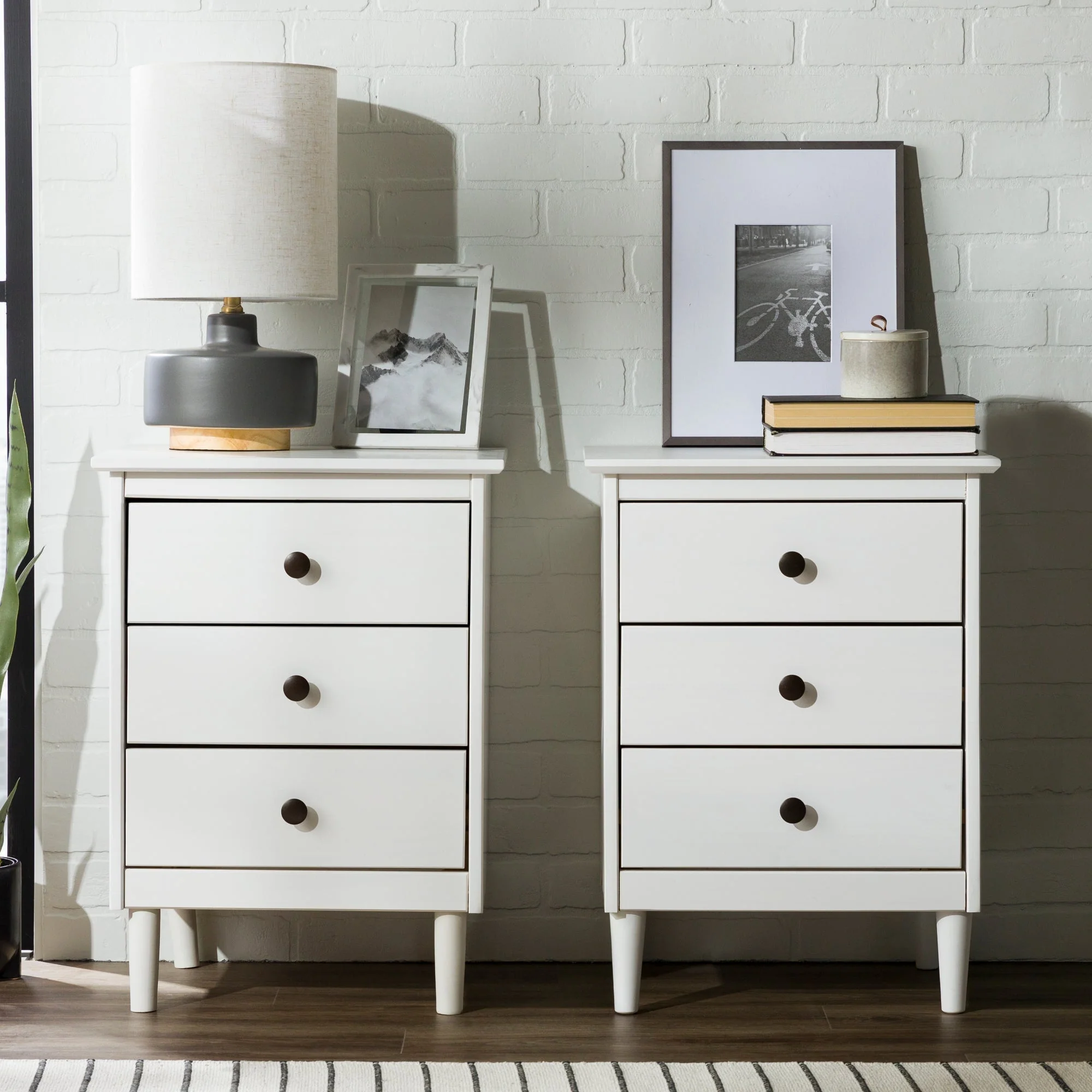 Spencer Solid Transitional Wood Nightstand - Image 34