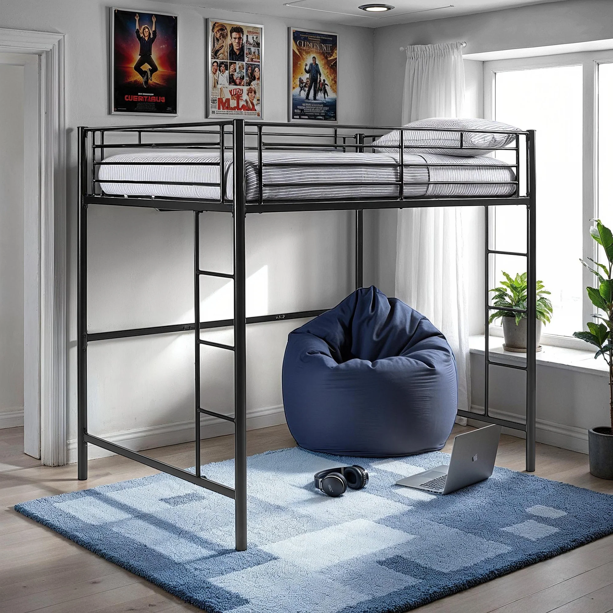 Sunset Full Loft Bunk Bed - Image 4