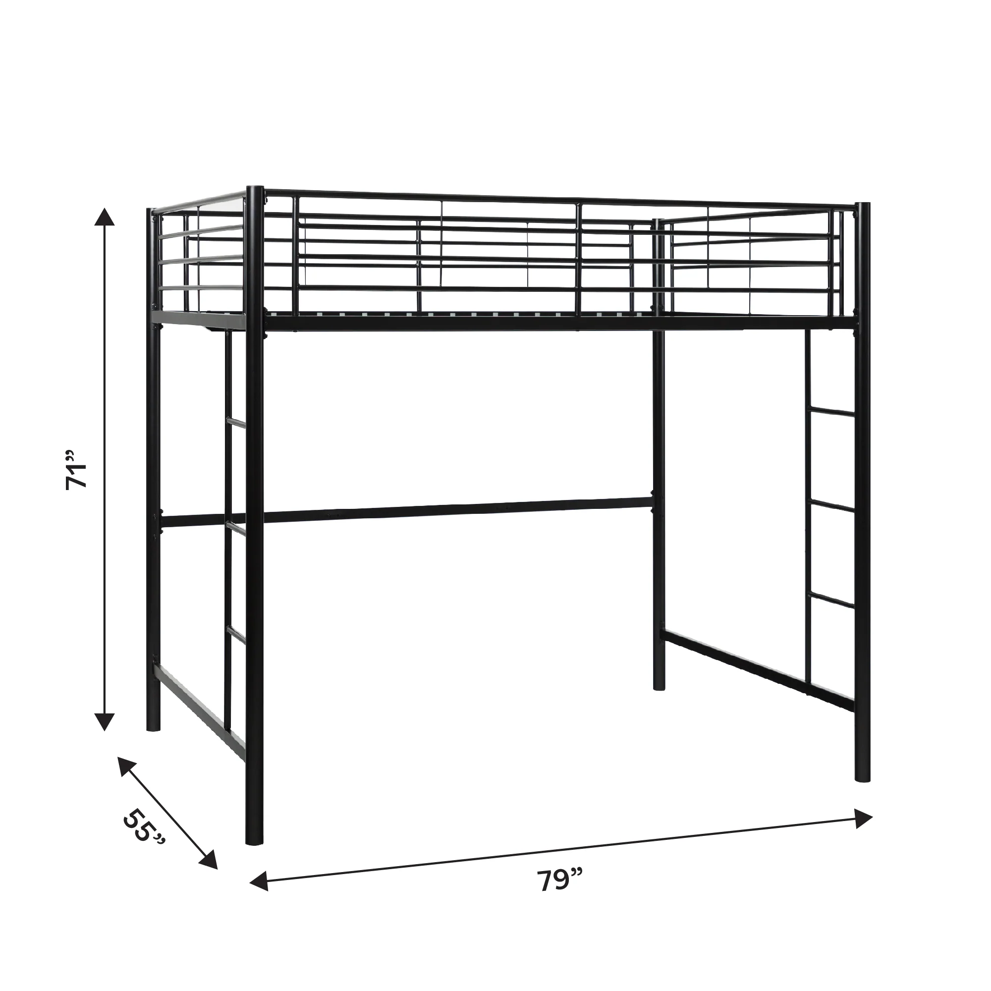 Sunset Full Loft Bunk Bed - Image 6