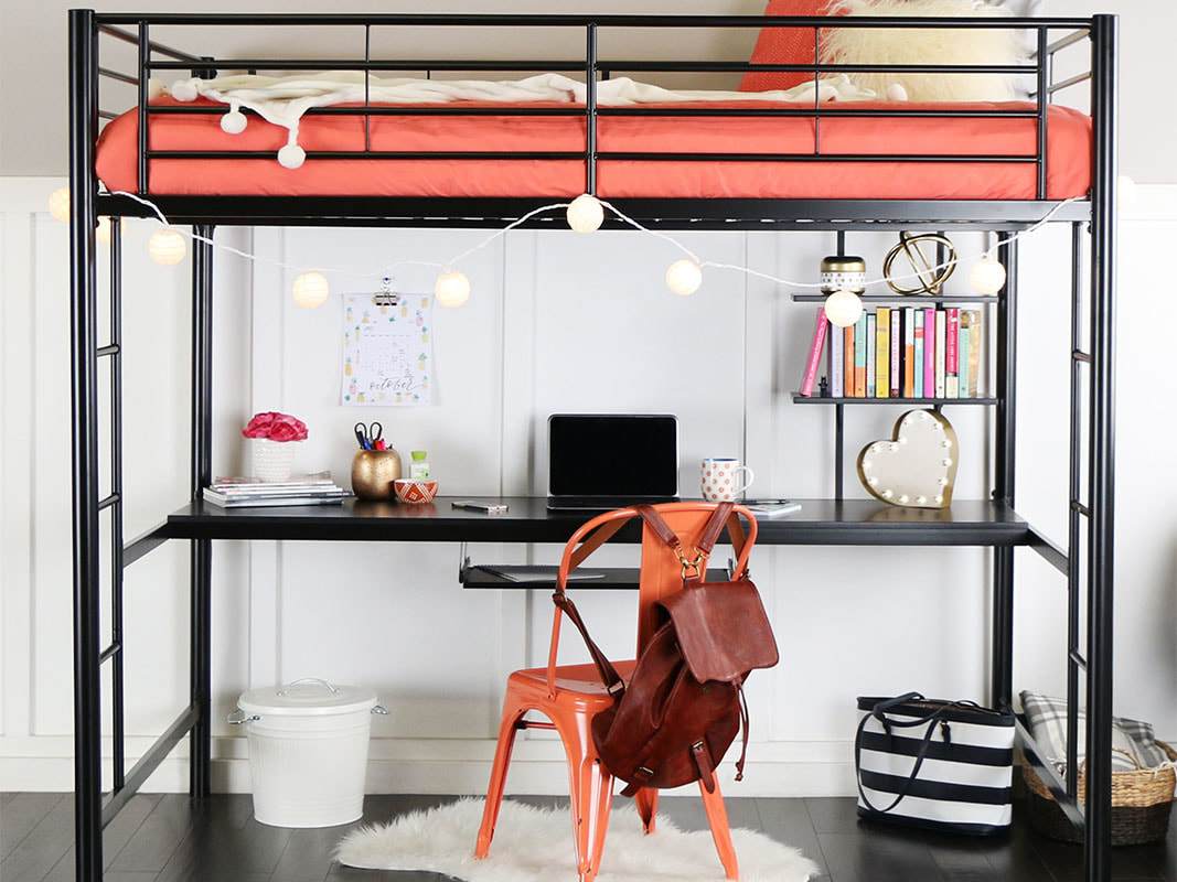 Sunset Full over Workstation Bunk Bed - Image 3