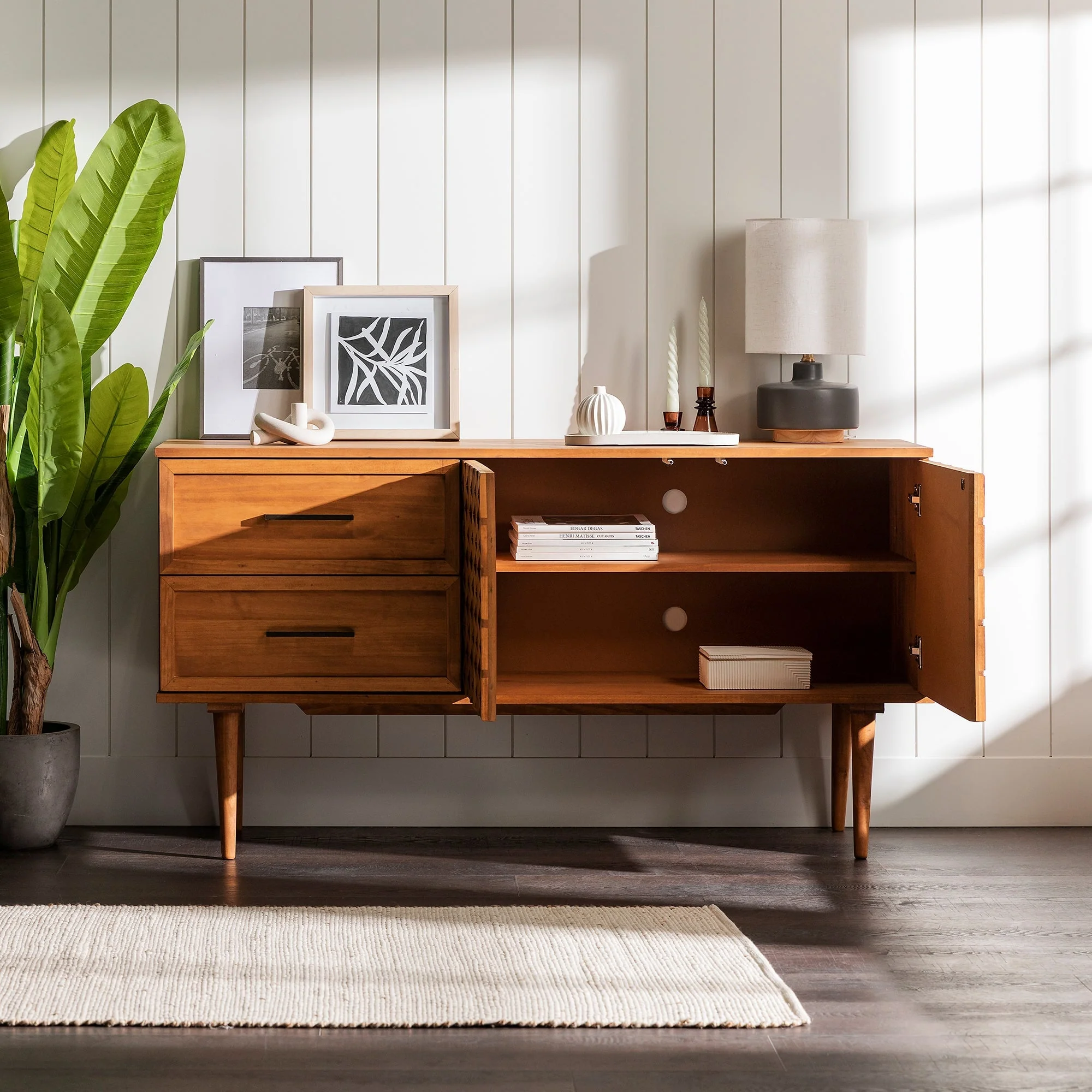 Tessa Solid Wood Prism Sideboard / TV Stand - Image 3