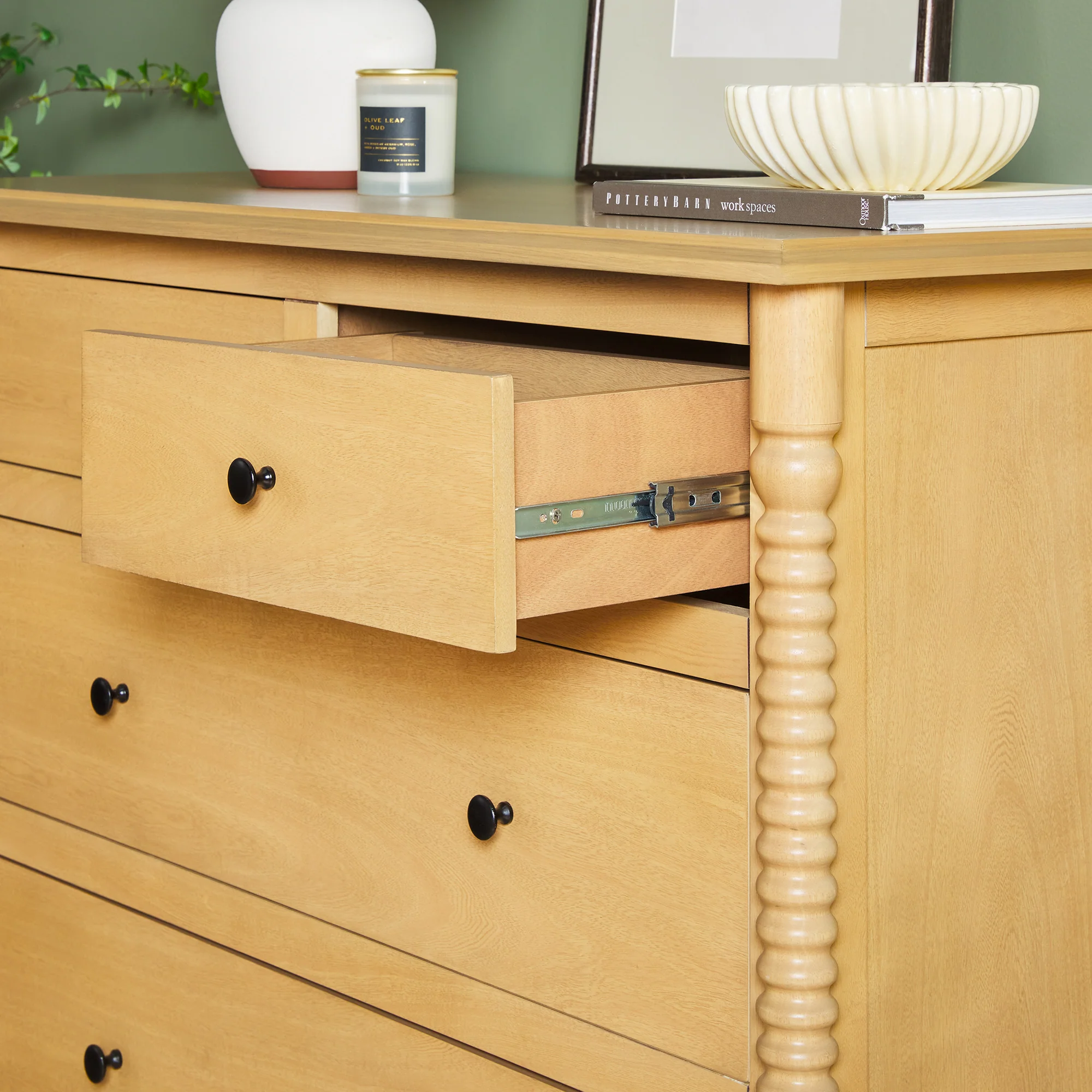 Traditional Vivienne 5-Drawer Easy Assembly Solid Wood Dresser - Image 22