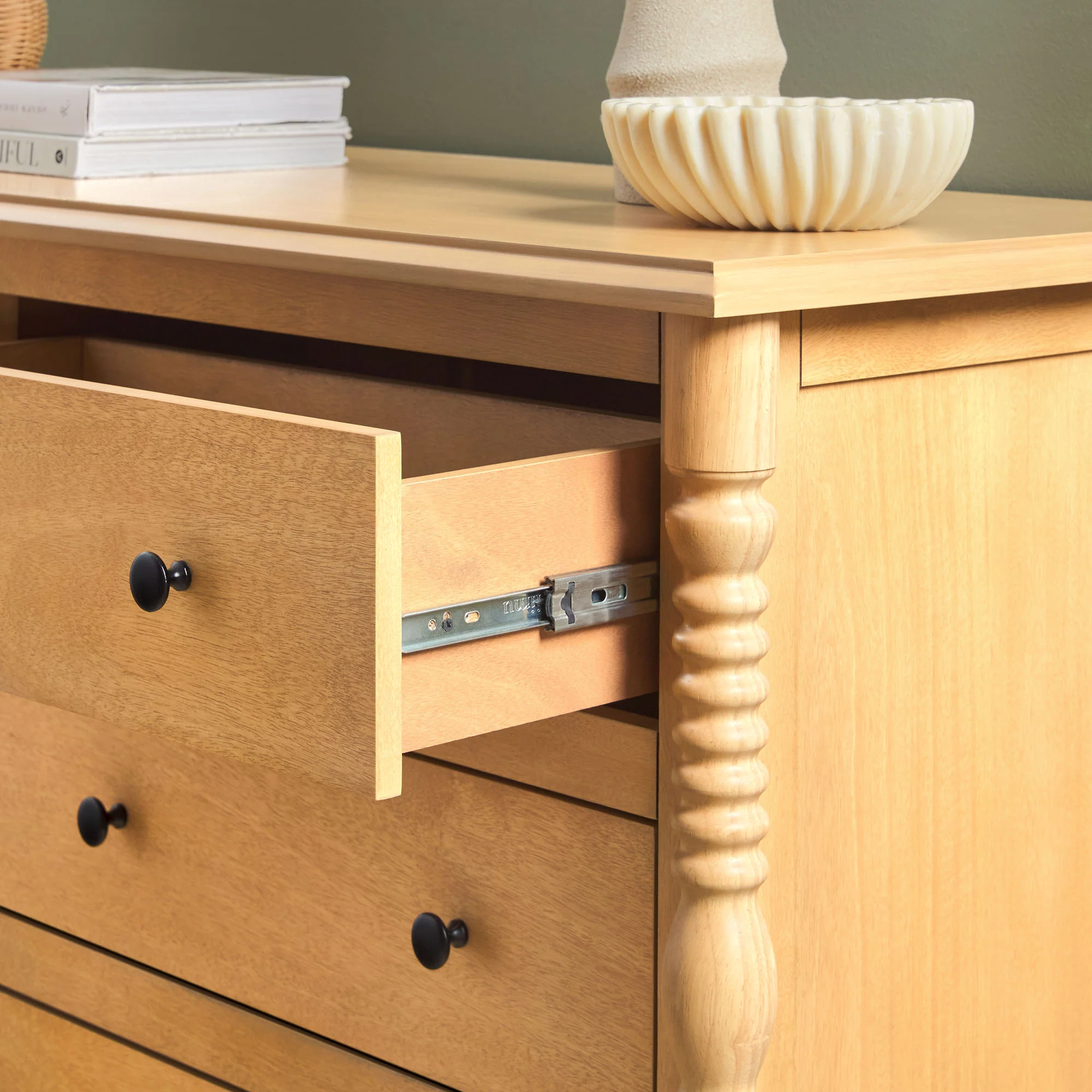 Traditional Vivienne 6-Drawer Easy Assembly Solid Wood Dresser - Image 21