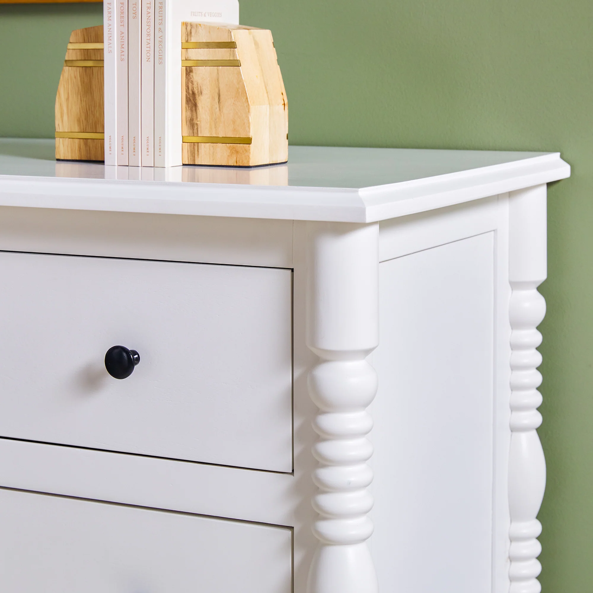 Traditional Vivienne 6-Drawer Easy Assembly Solid Wood Dresser - Image 28