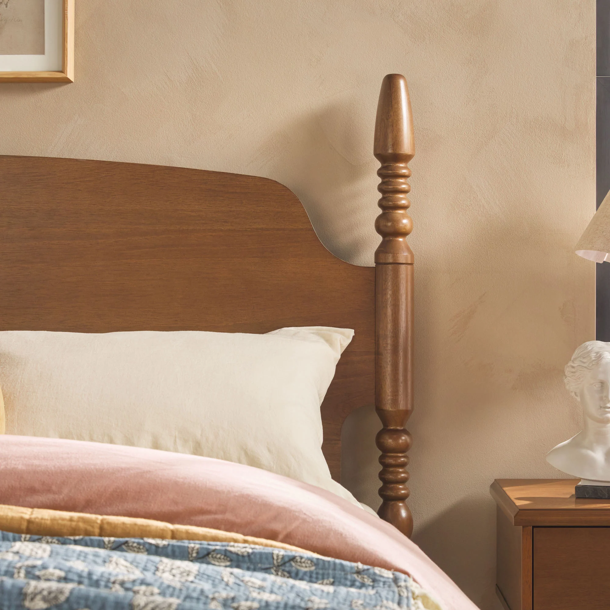 Traditional Vivienne Easy Assembly Solid Wood Bed - Image 16