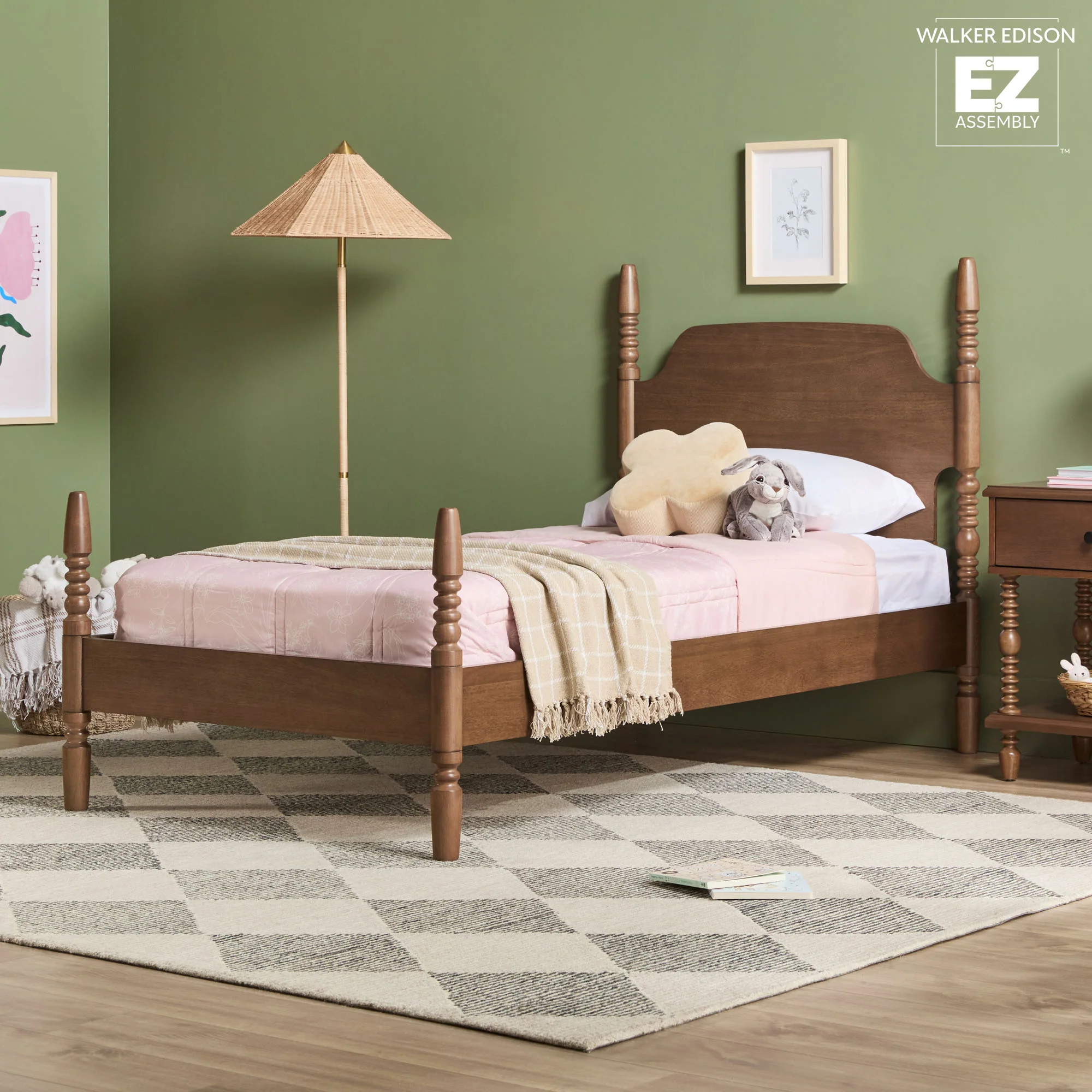 Traditional Vivienne Easy Assembly Solid Wood Bed - Image 22