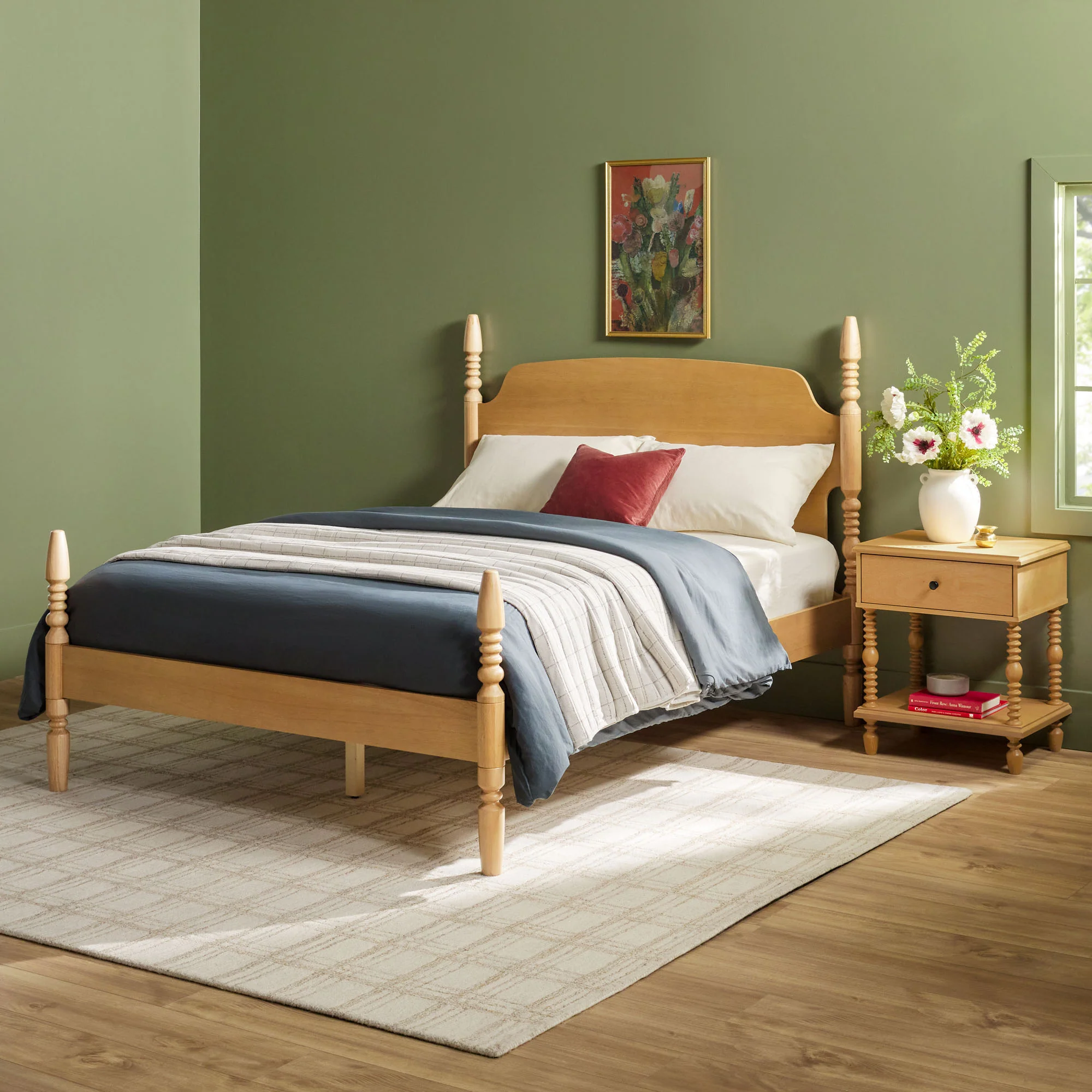 Traditional Vivienne Easy Assembly Solid Wood Bed - Image 23