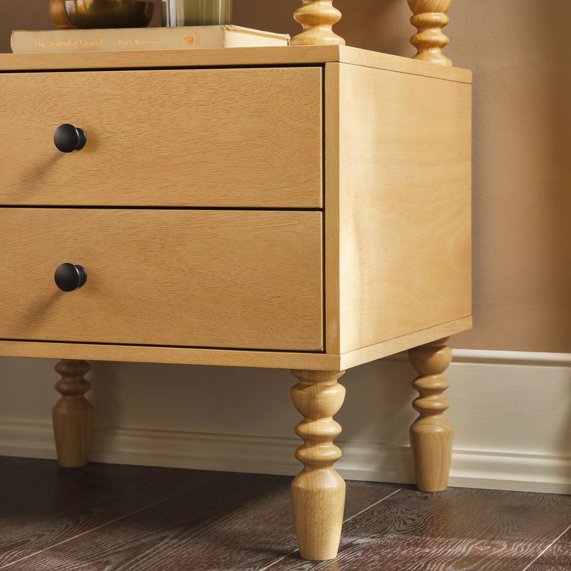 Traditional Vivienne Easy Assembly Solid Wood Nightstand - Image 19