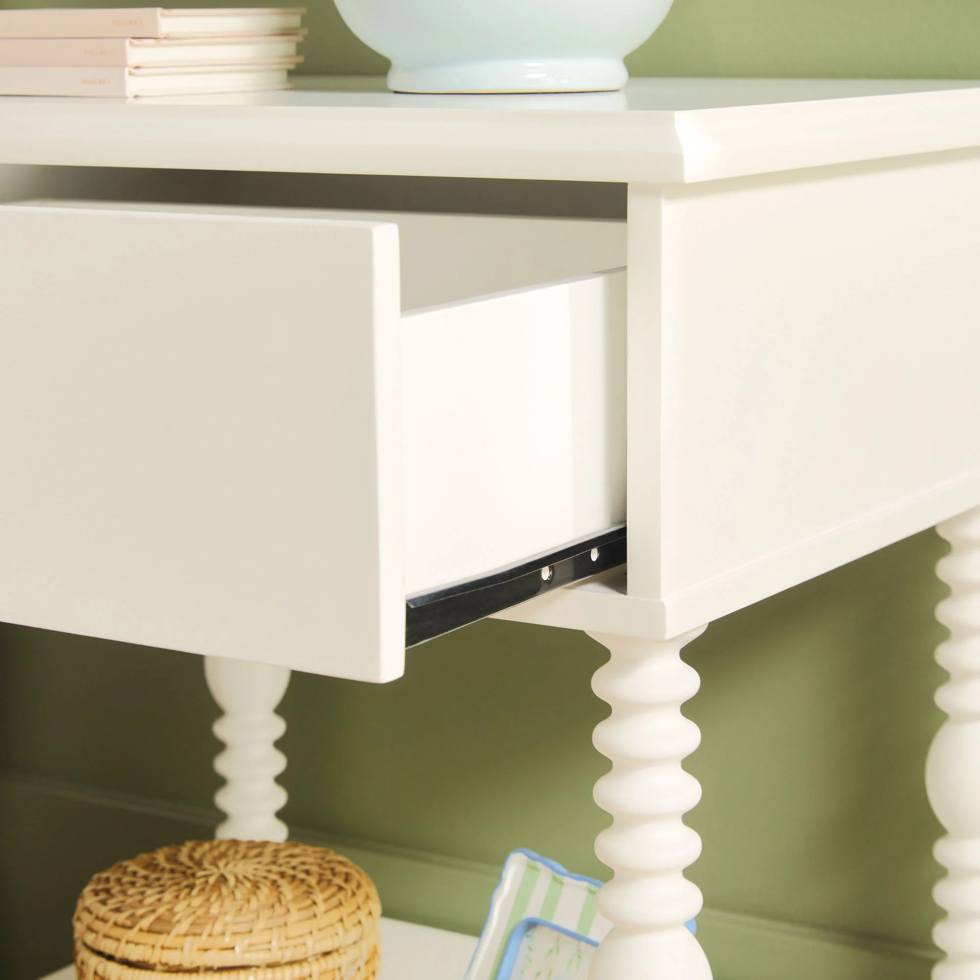 Traditional Vivienne Easy Assembly Solid Wood Nightstand - Image 44